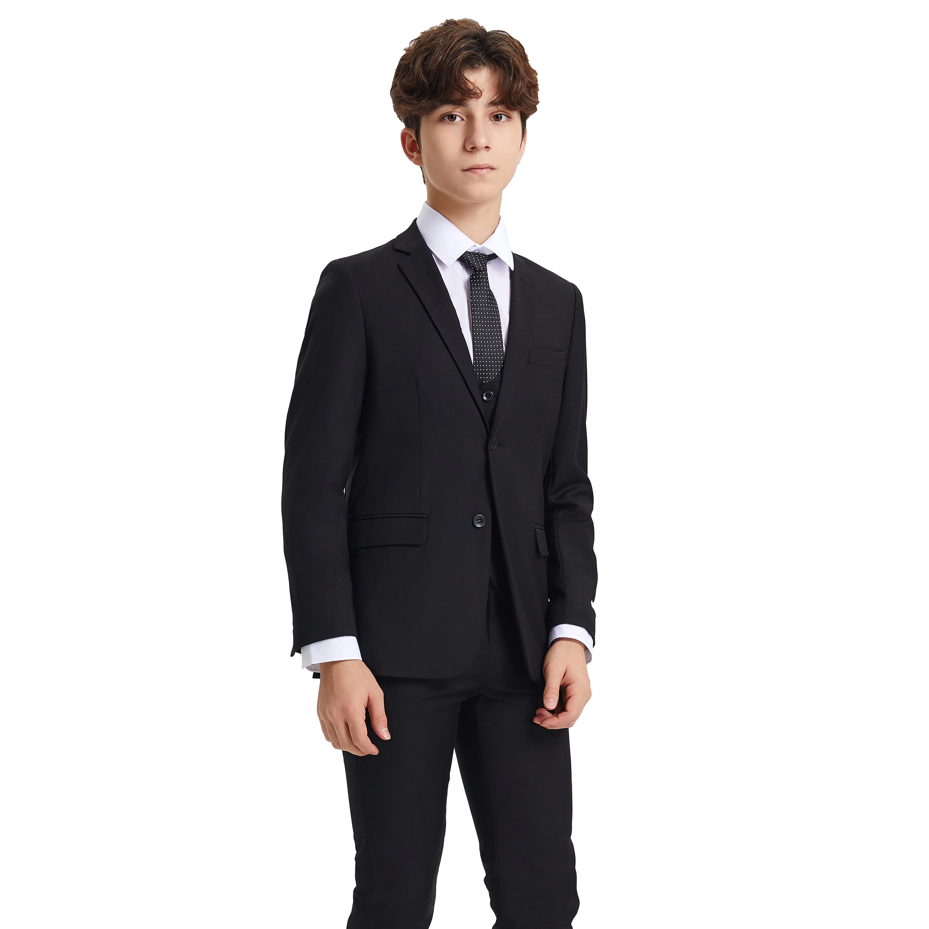 Stacy Adams Little & Big Boys Slim Fit 5-Pc. Suit Set