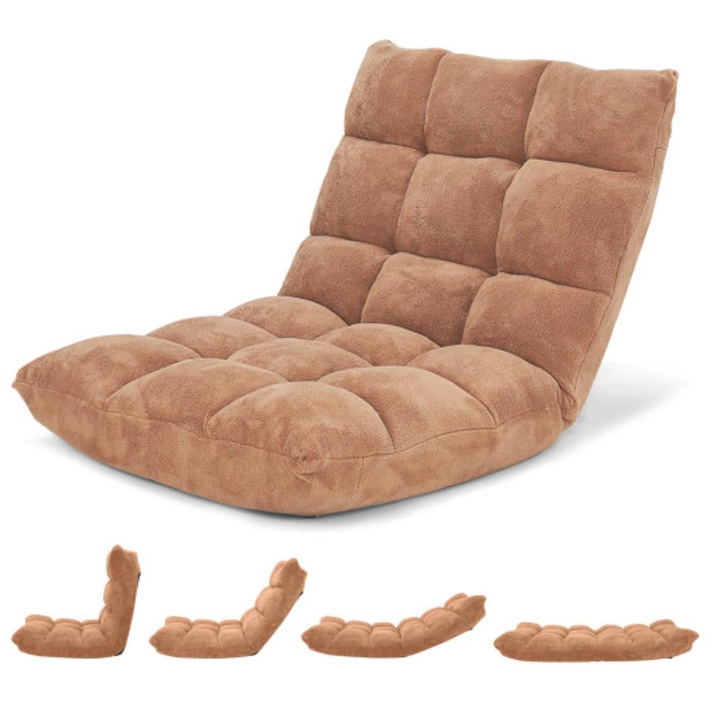 Hivvago 14-Position Adjustable Cushioned Floor Chair