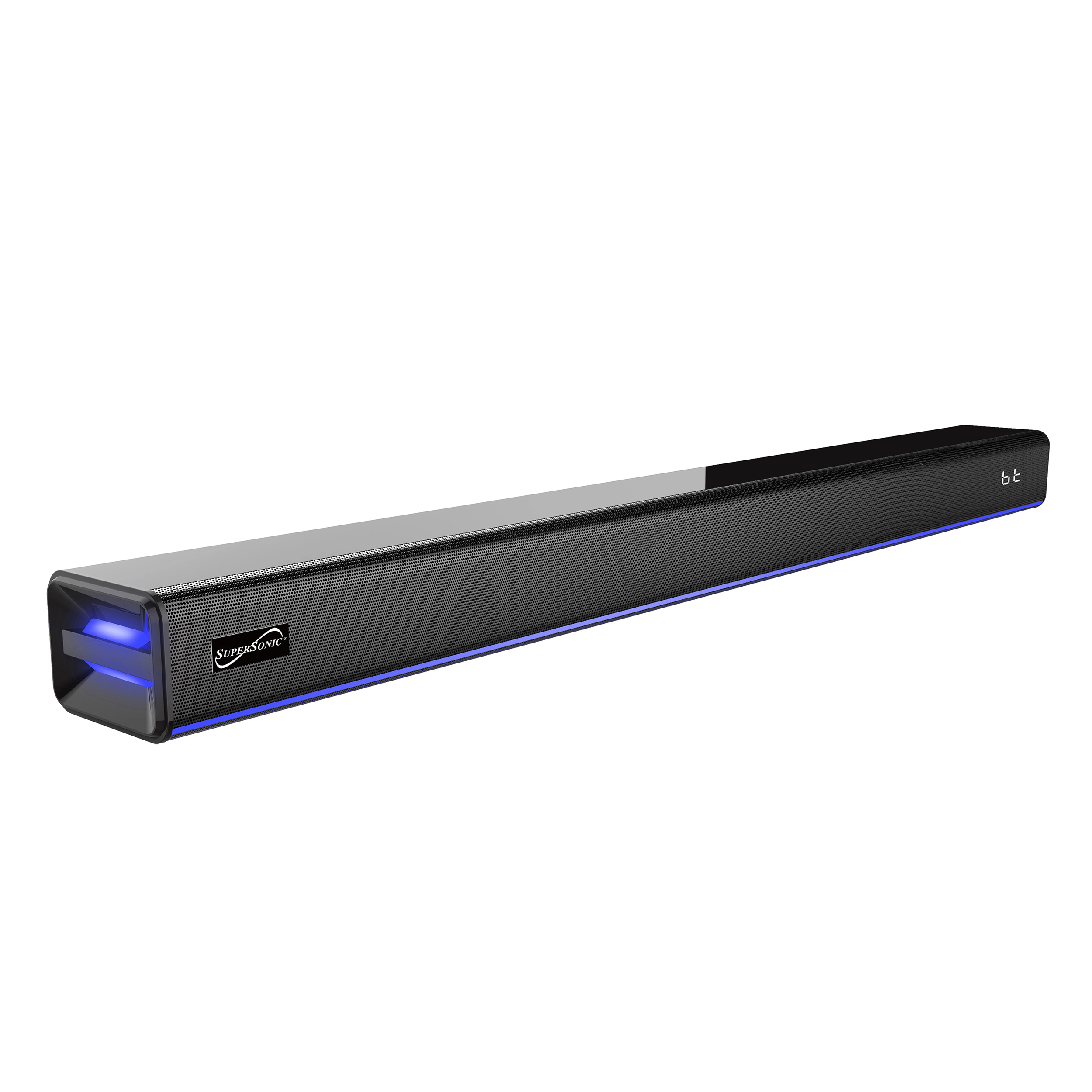 SuperSonic 2 Channel Bluetooth Soundbar with Ambient Lighting