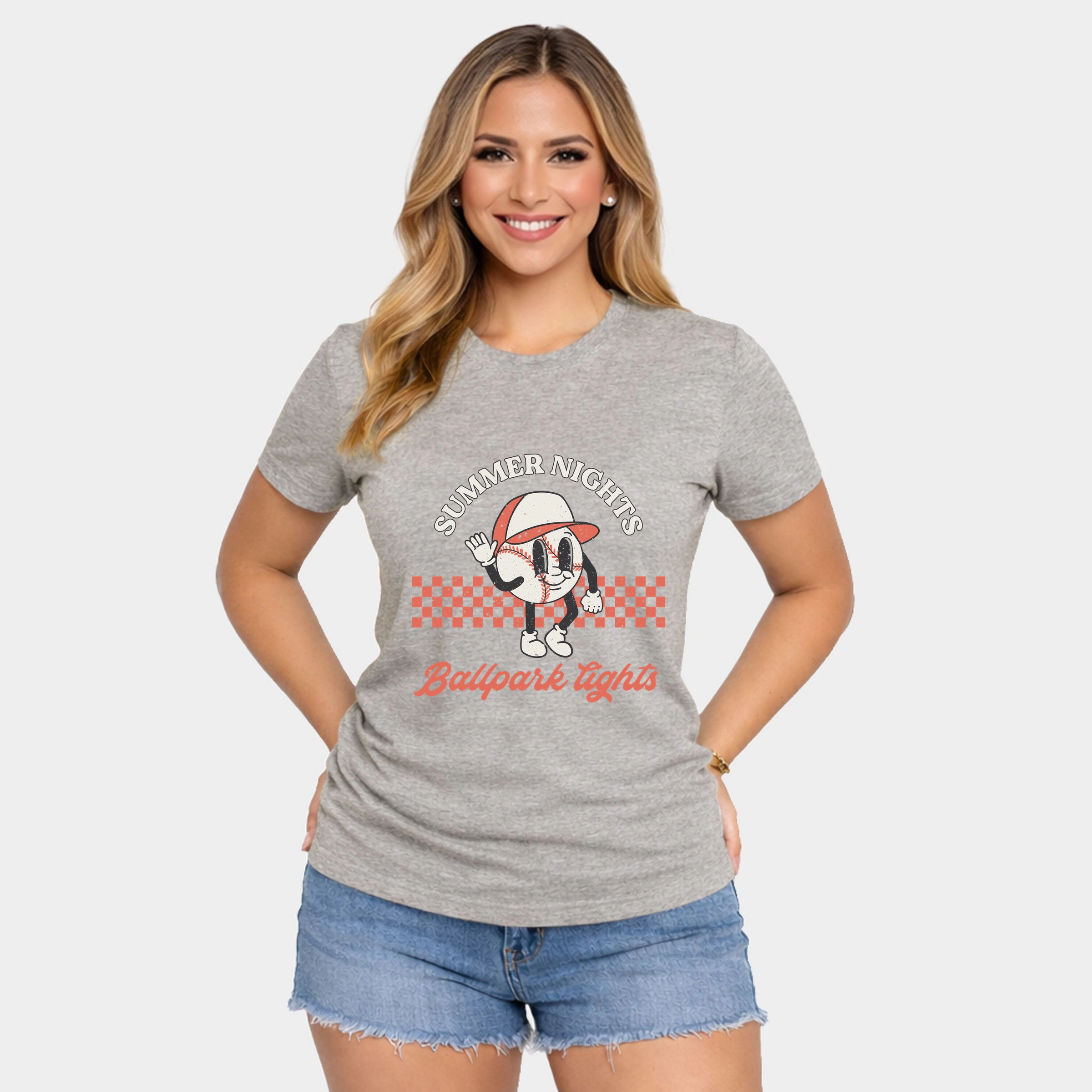 Simply Sage Market - Retro Summer Nights Women's Short Sleeve Graphic T-Shirt