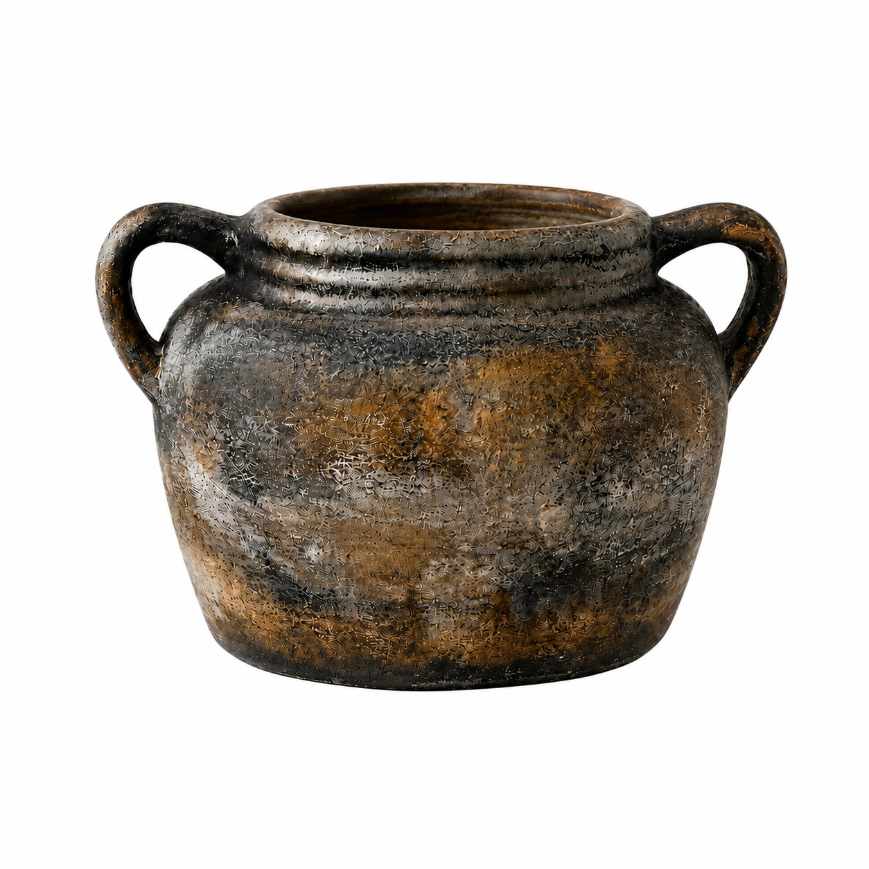 WZK Rustic Farmhouse Handmade Ceramic Kitchen Utensil Holder