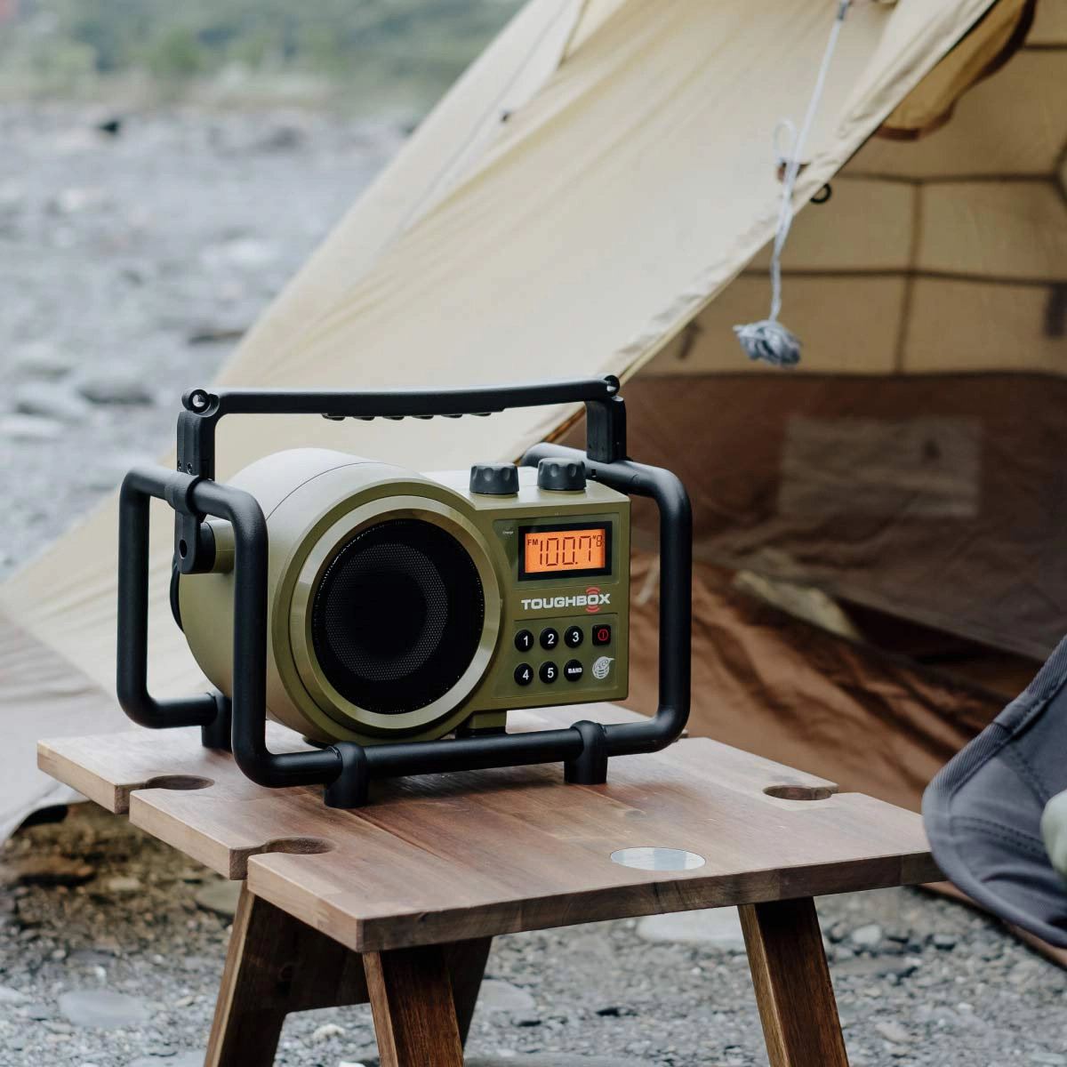 SANGEAN TB-100 Toughbox Portable Ultra-Rugged AM/FM Radio