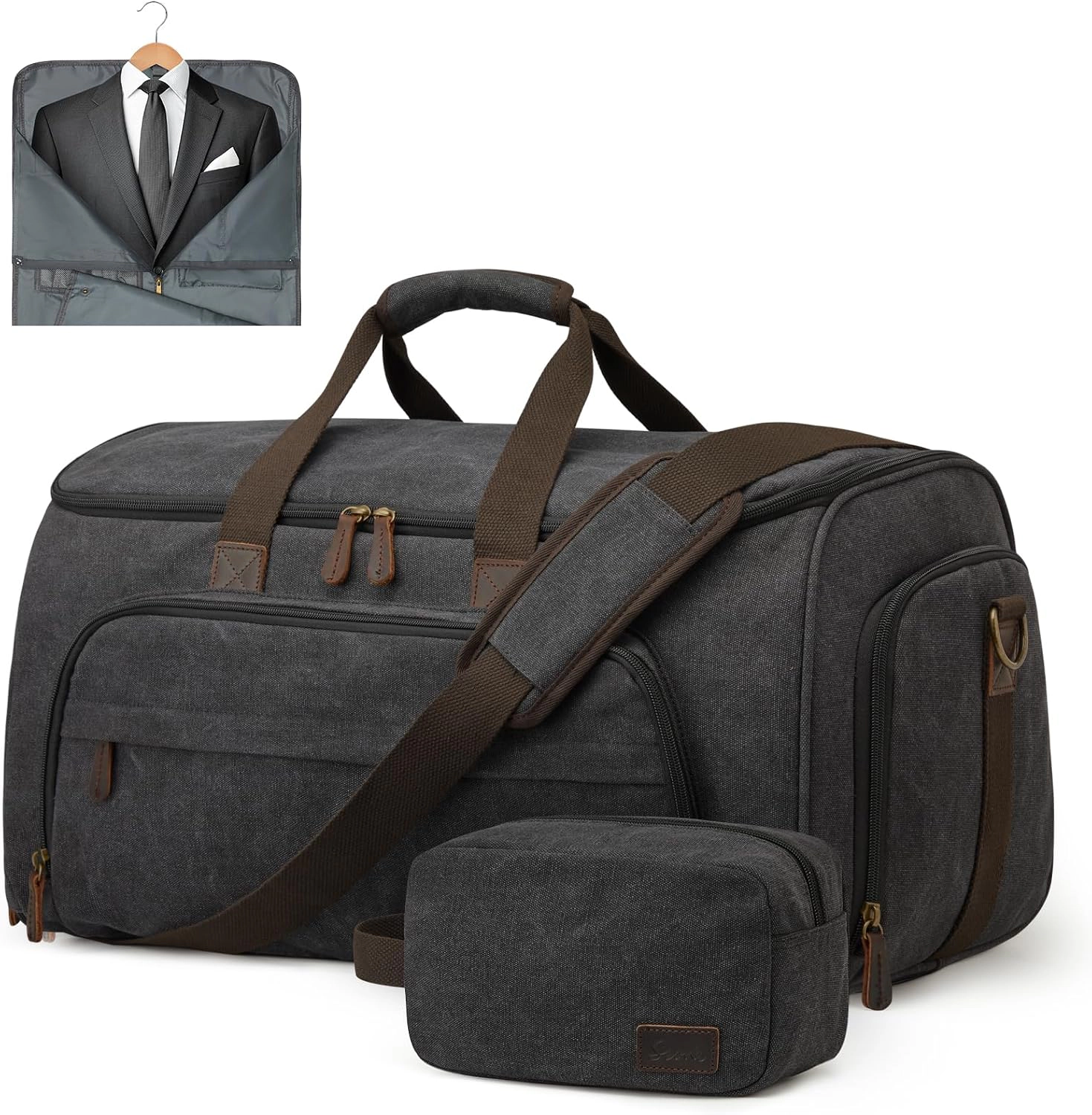 S-Zone 2-in-1 Convertible Travel Garment Duffle Bag