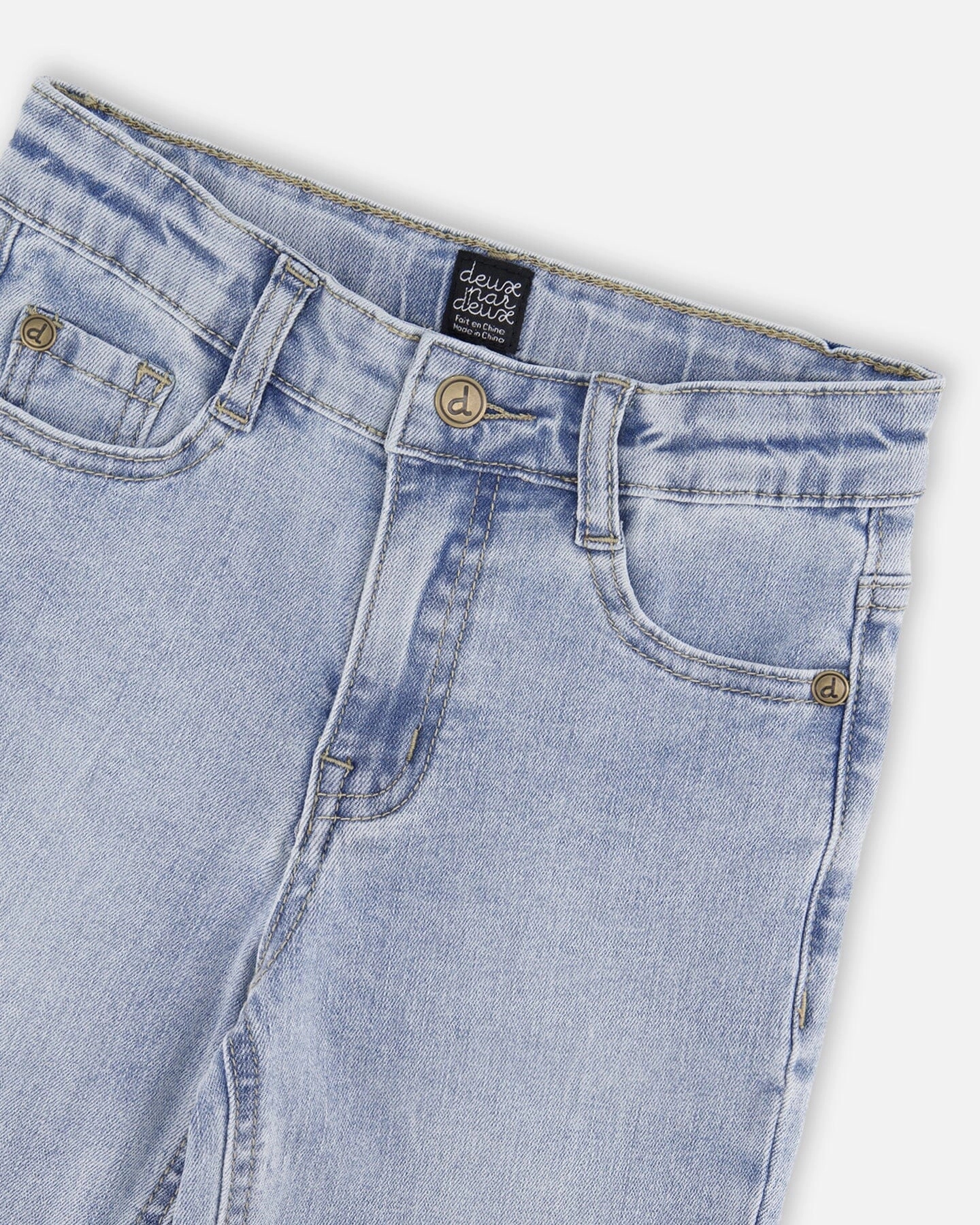 Deux par Boys Stretch Jeans Navy Blue Denim