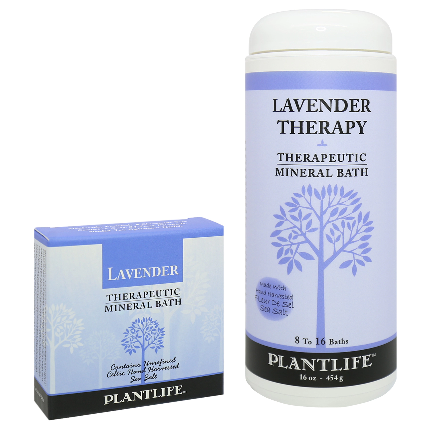Plantlife Lavender Bath Salt 2-Pack - 3 oz Each