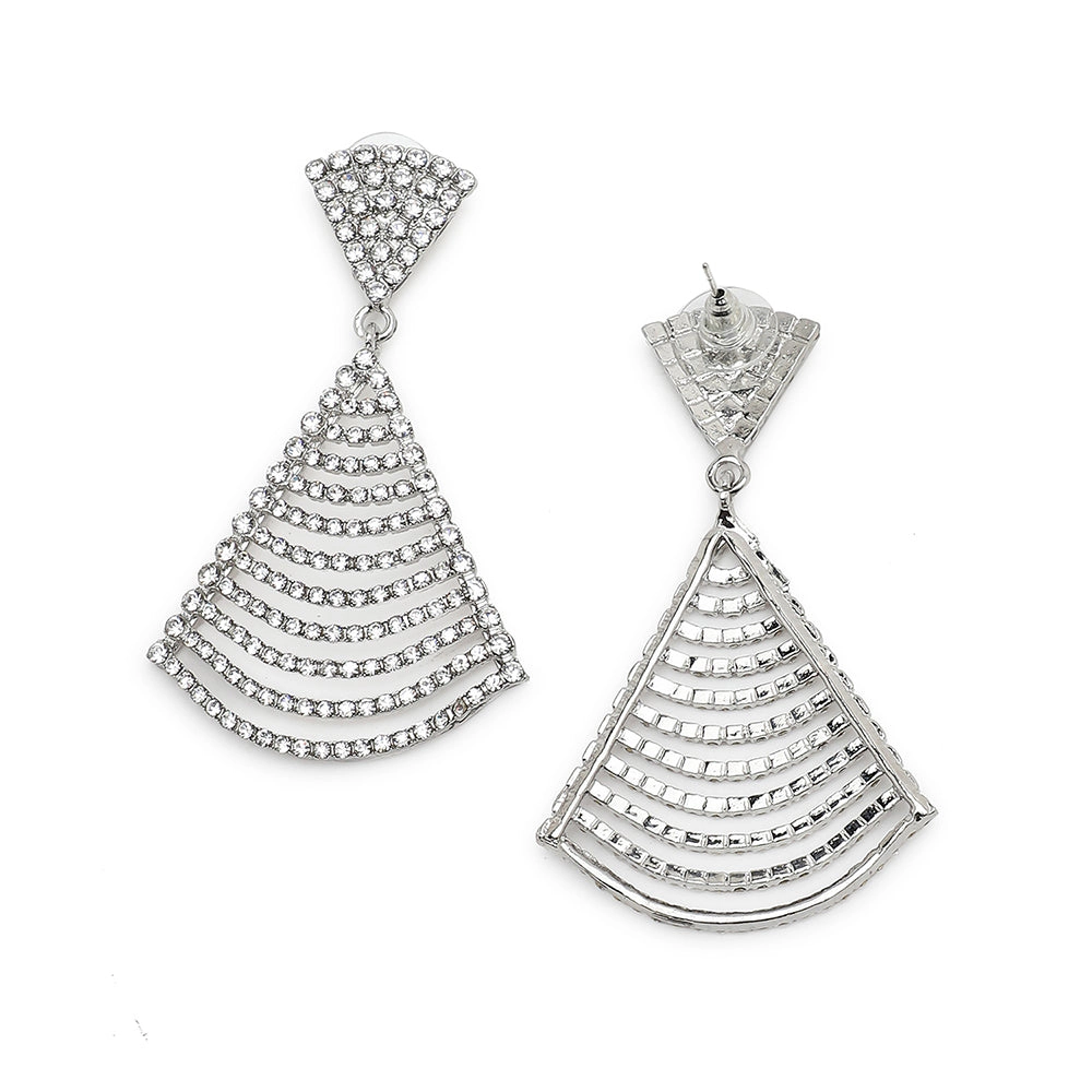 SOHI Women's Bling Drop Earrings