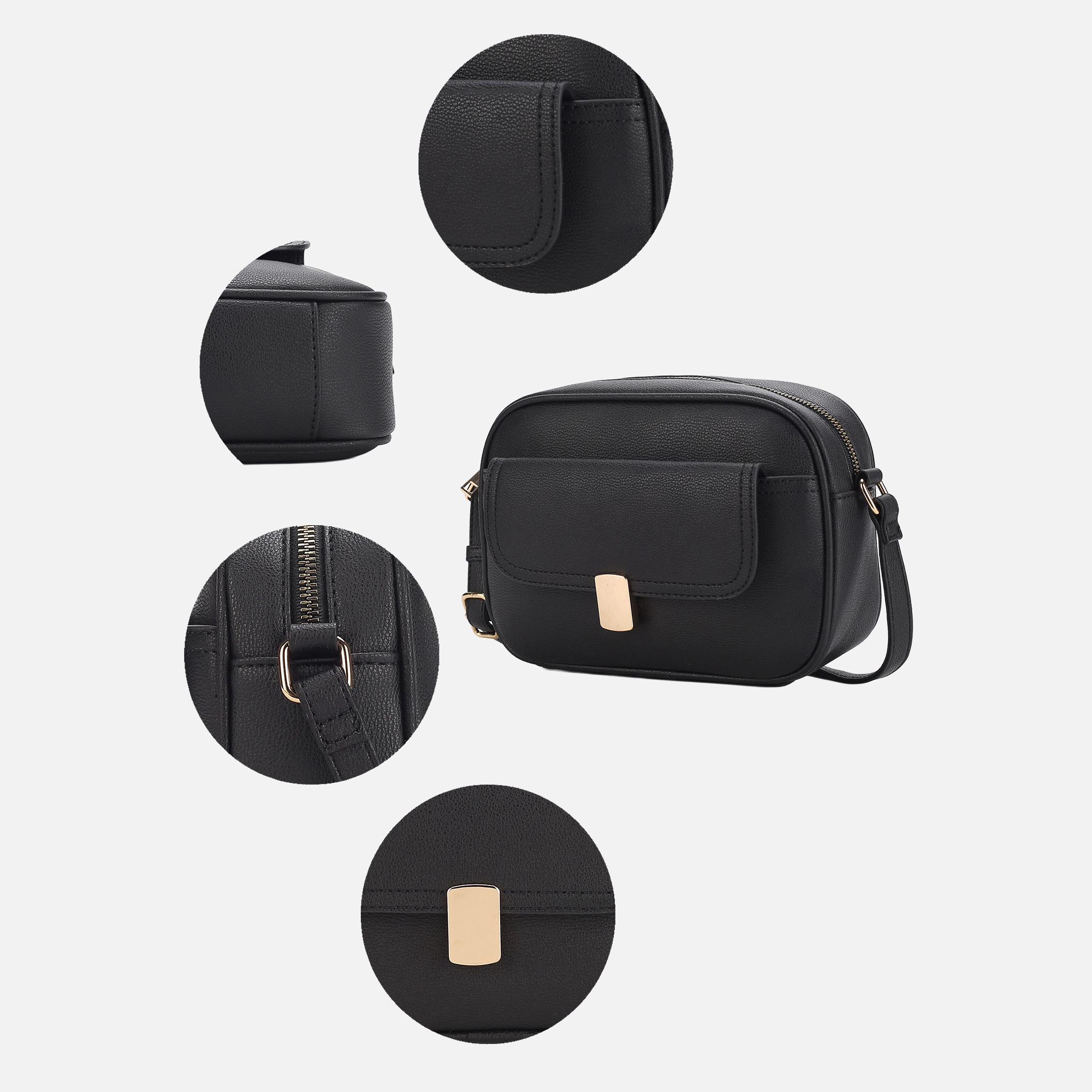 MKF Collection by Mia K. Michaela Shoulder Bag Vegan Leather Crossbody Bag