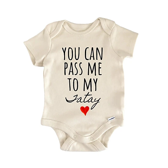NOFO VIBES Unisex Tatay Announcement Baby Gift Baby Bodysuit