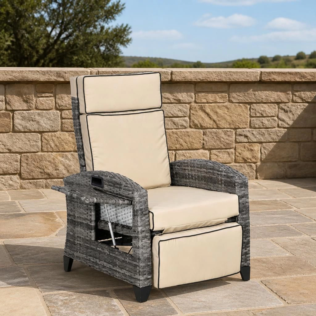 WOW PIONEER Wicker Patio Chair