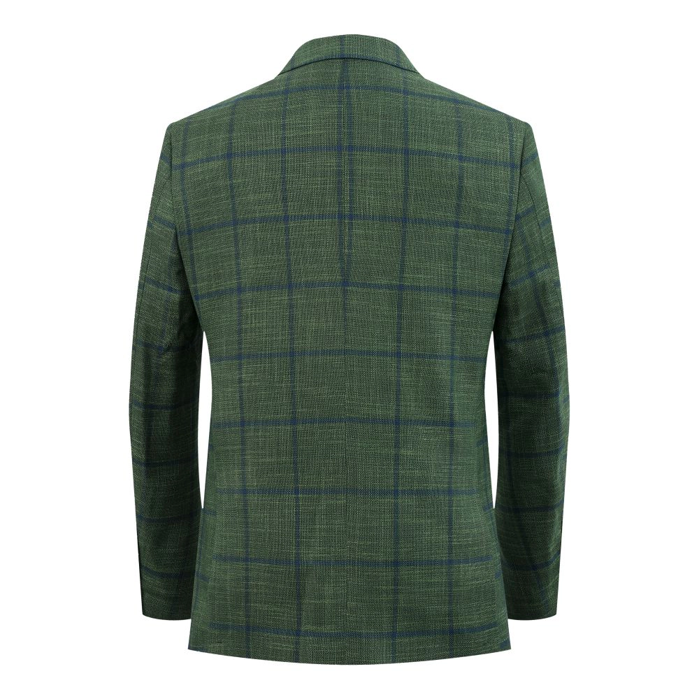 Elie Balleh Boys Slim Fit Elie Balleh Boys' Plaid Jacket