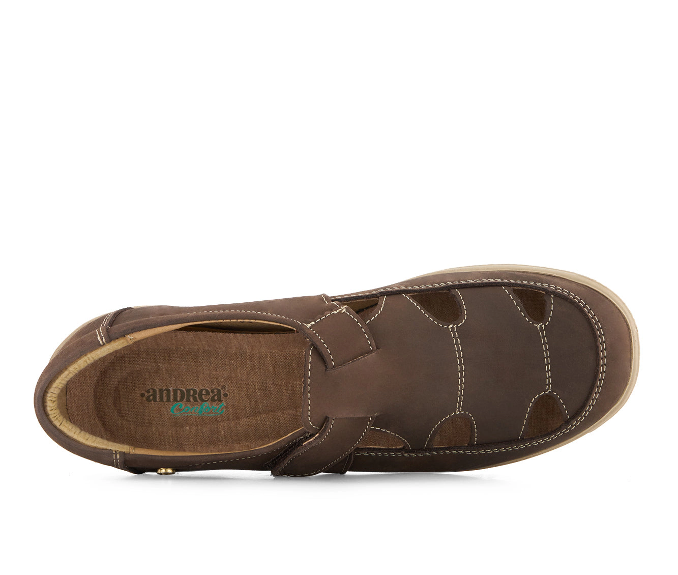 Andrea Womens Comfort Leather Slip On Shoes