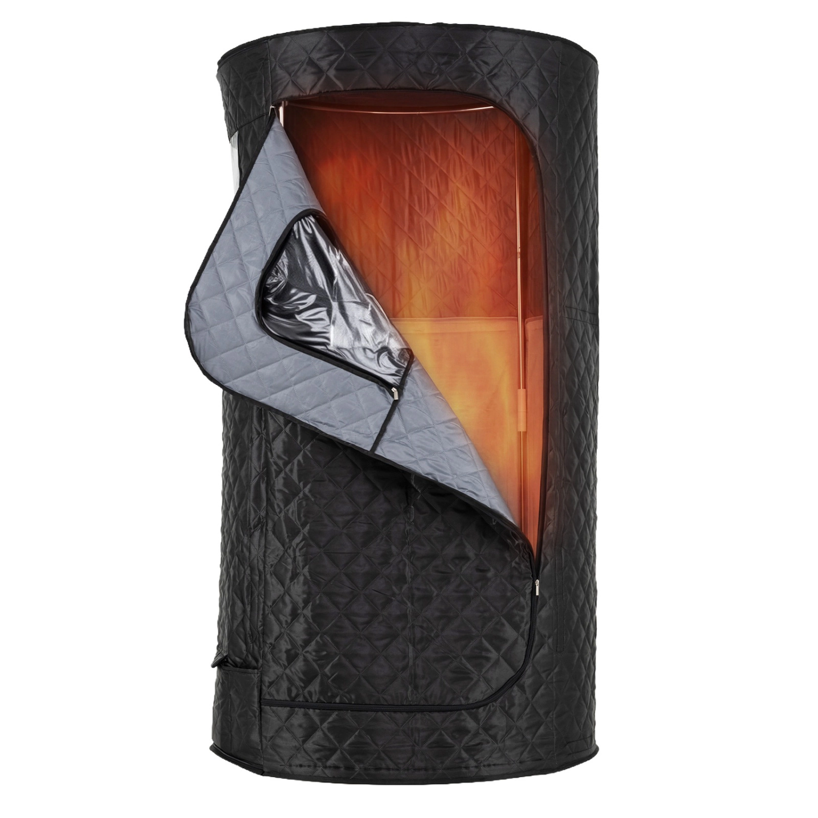 SUGIFT Far Infrared Portable Sauna Box with Heated Foot Pad 6 Temperature Levels and 9 Timer Settings