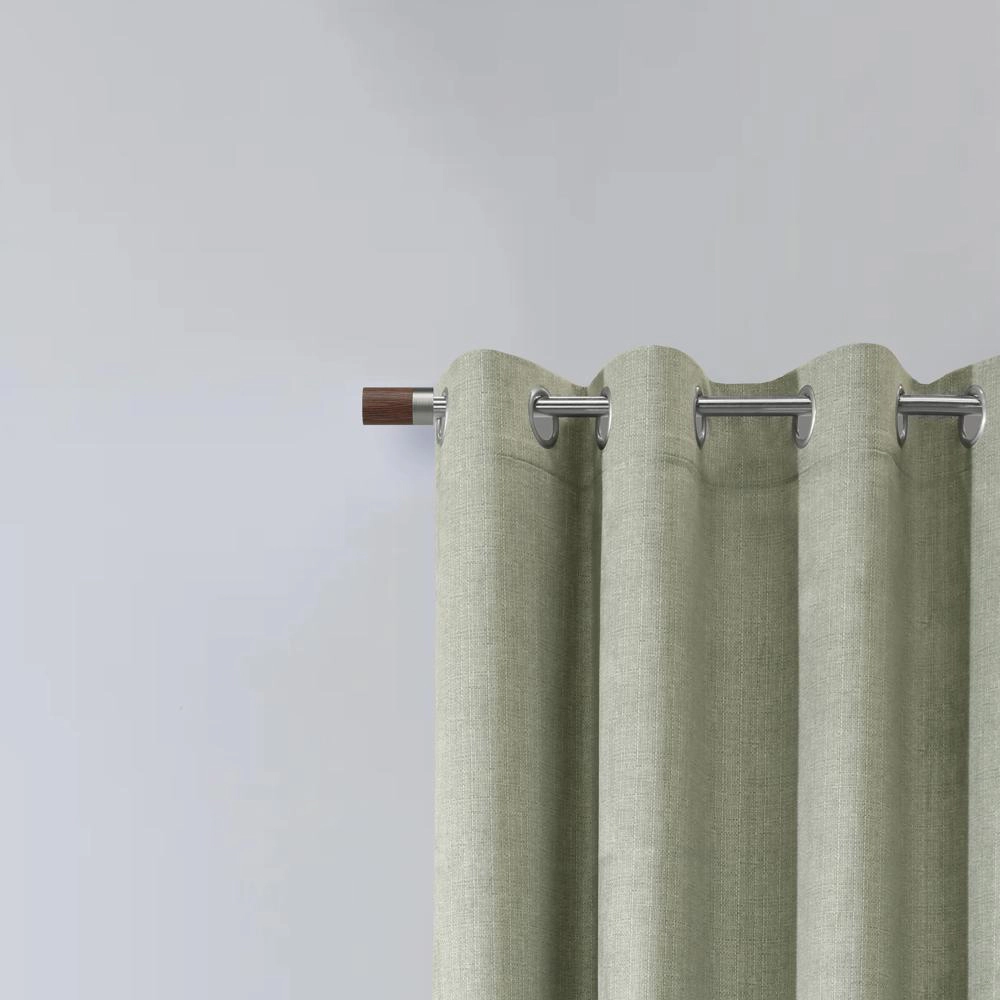 Thermaplus Paris 100% Blackout Window Treatment Grommet Curtain Panel for Bedroom Livingroom 52" x 84" Taupe