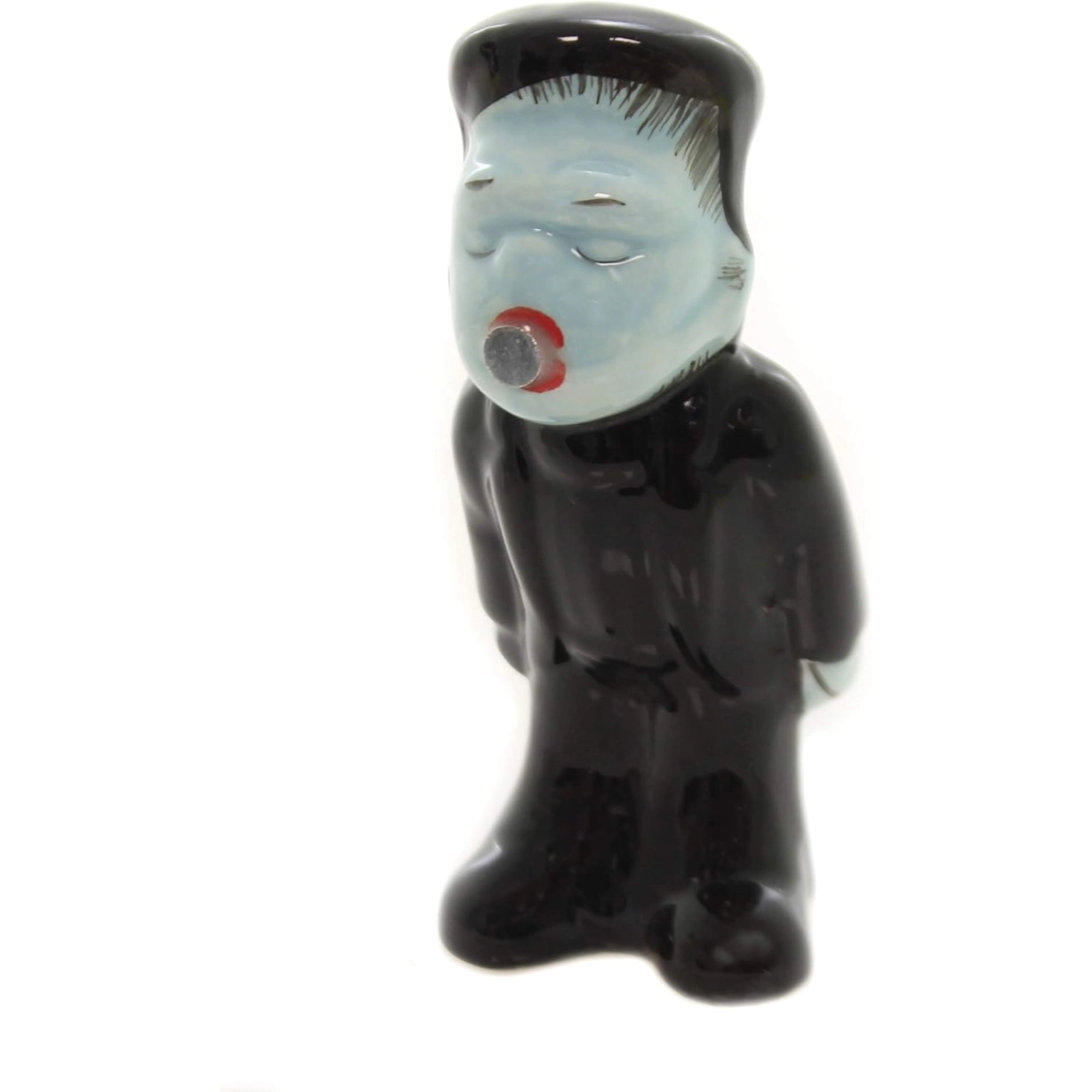 Pacific Giftware Zombie Monster And Bride Kissing Magnetic Ceramic Salt and Pepper Shaker Set