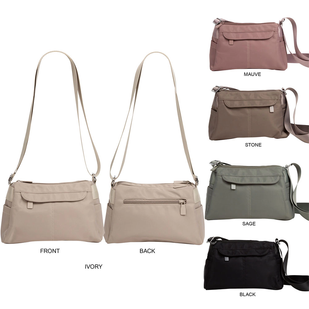 FASHNZFAB Solid Multi Pocket Crossbody Bag