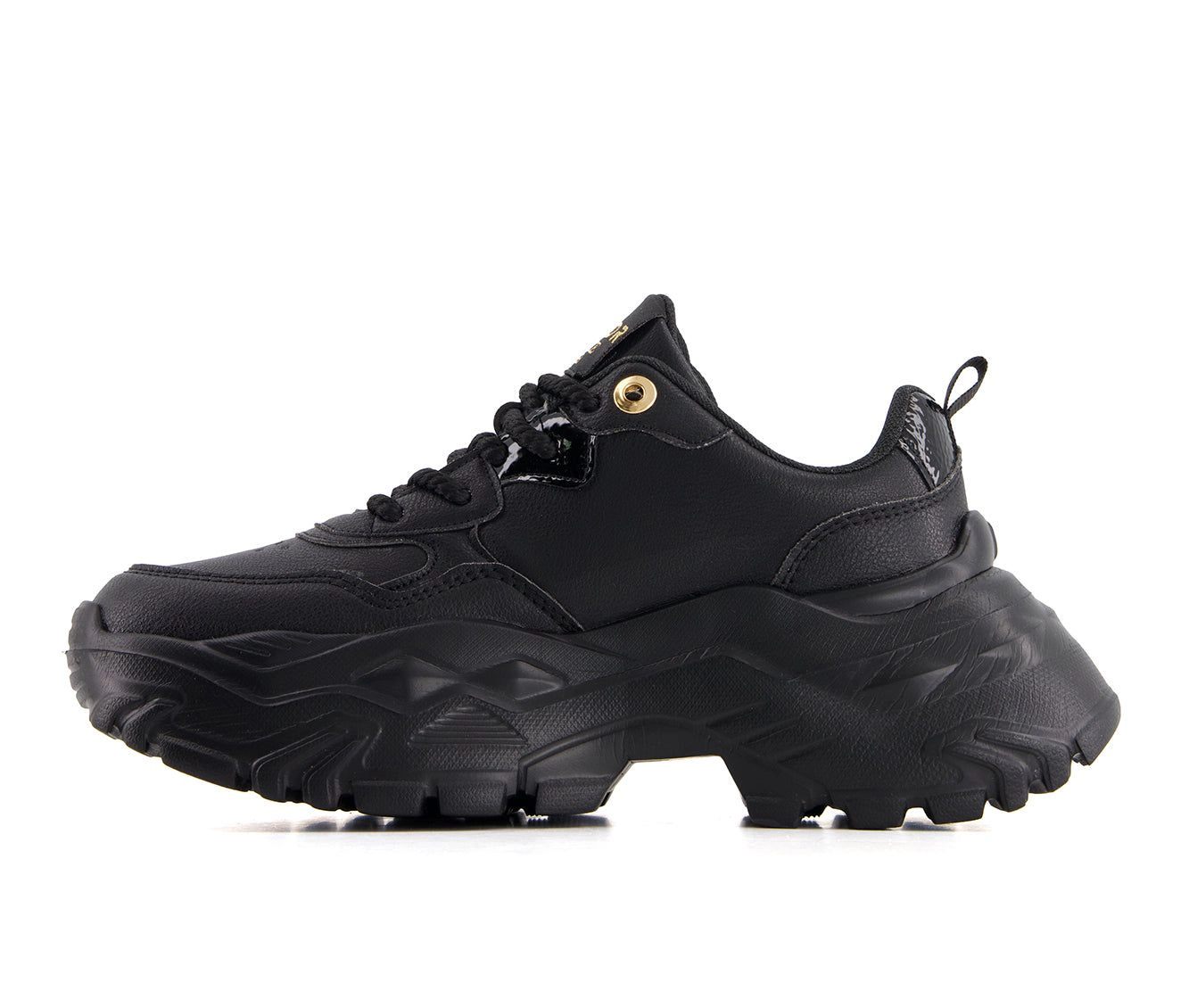 Andrea Womens Chunky Sneakers With Golden Heart