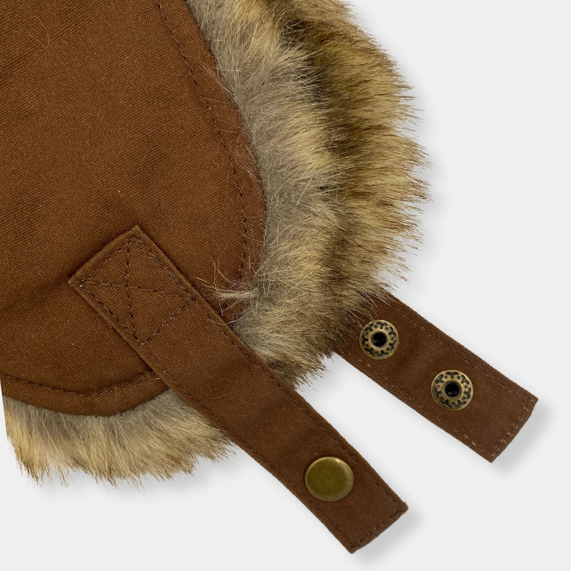 Kanut Sports Lakeson Trapper Hat - Waxed Cotton, Faux Fur Lining