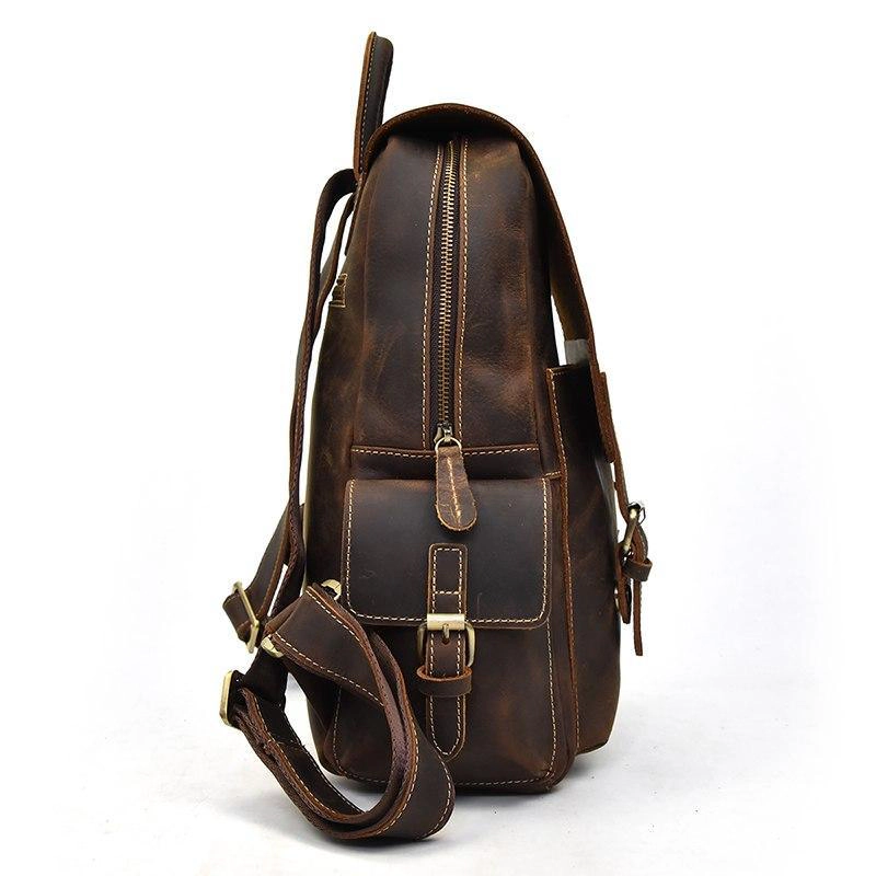 Steel Horse Leather Unisex The Freja Backpack | Handcrafted Leather Backpack