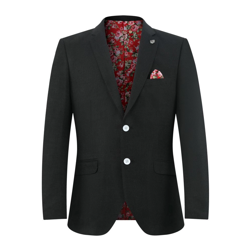 Elie Balleh Men's Solid Slim Fit Blazers Sports Coat Jacket