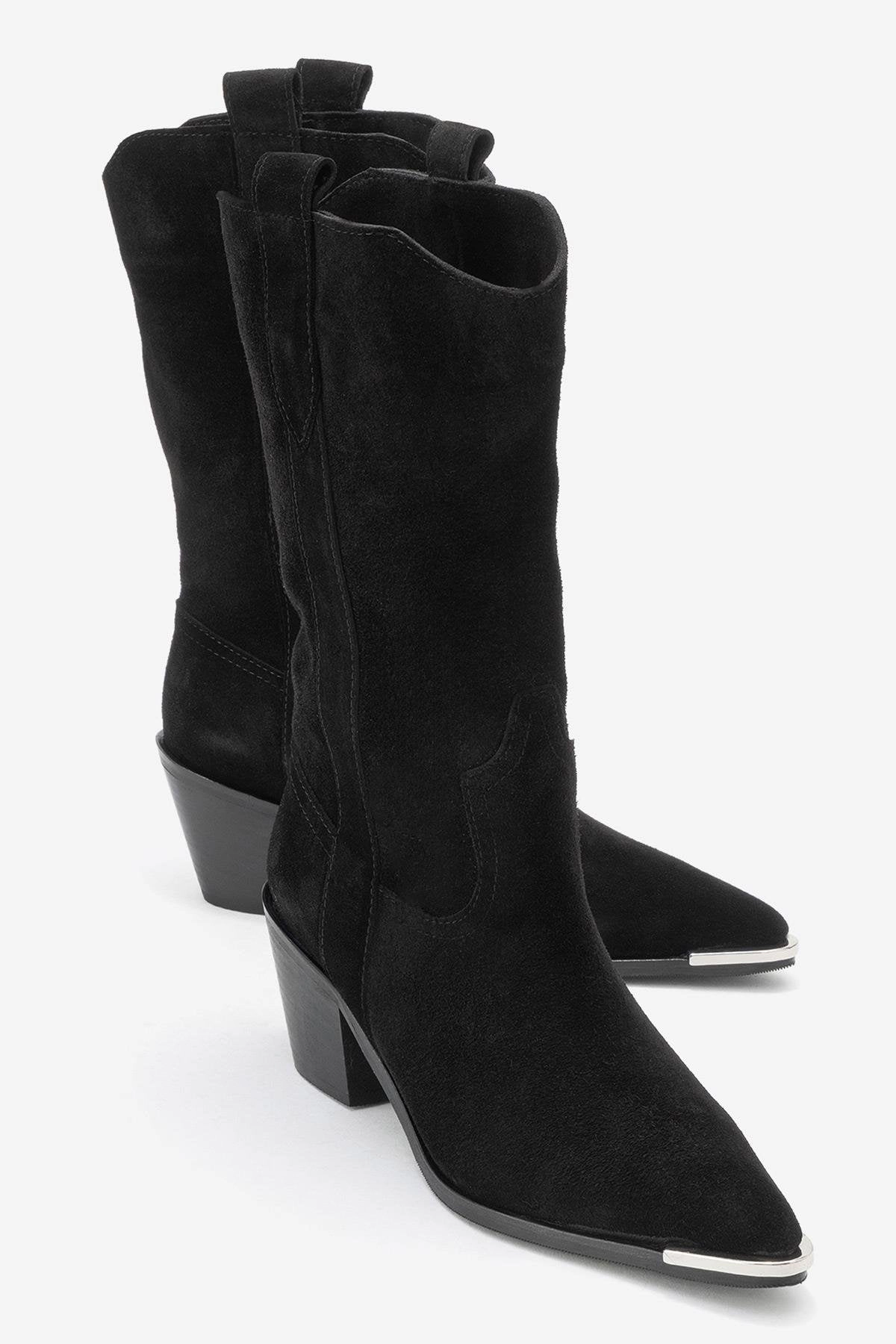 Forever & Always Womens Alvi Leather Western Boots