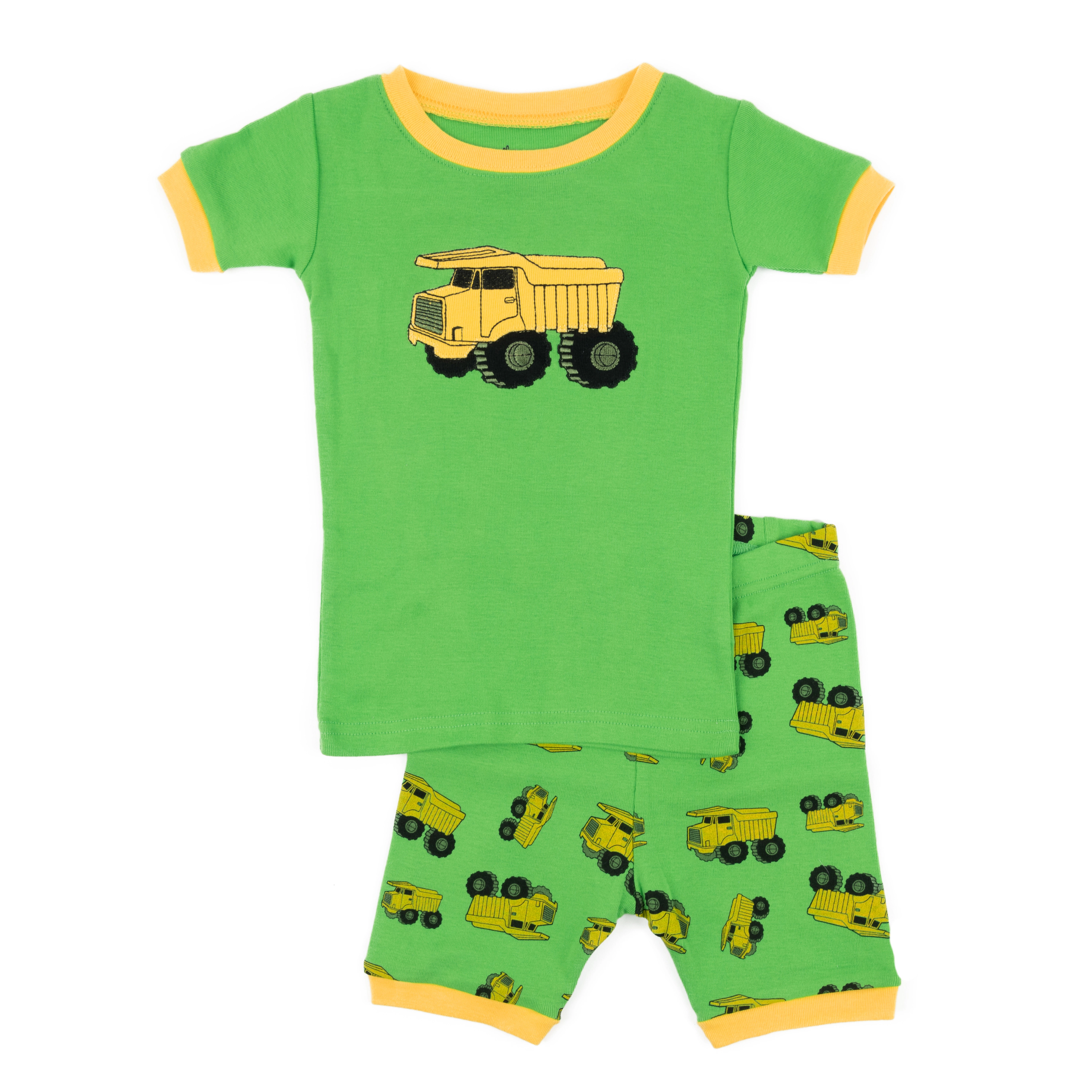 Leveret Boys 2-pc. Cotton Graphic Print Short Sleeve Shirt & Shorts Pajama Set