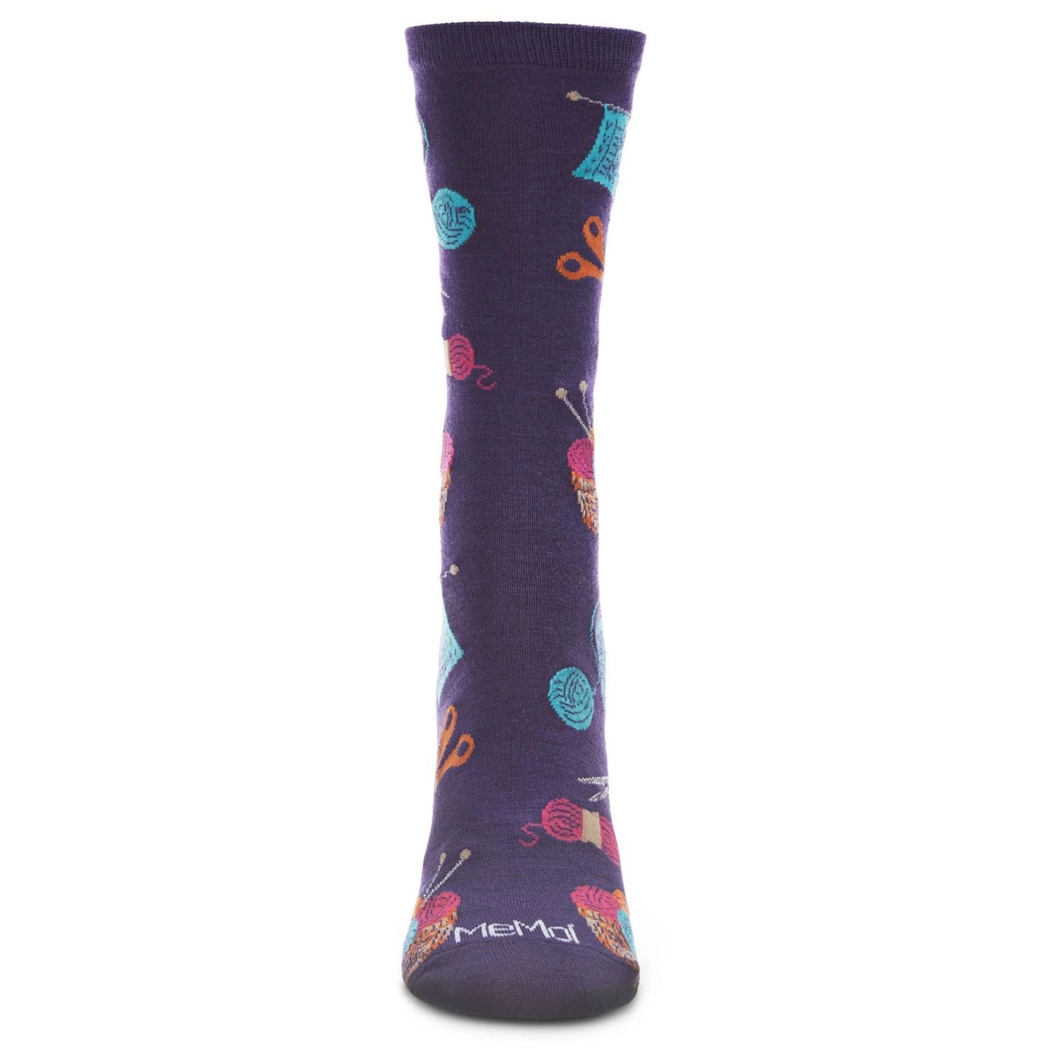 MeMoi Knitting Bamboo Blend Crew Socks