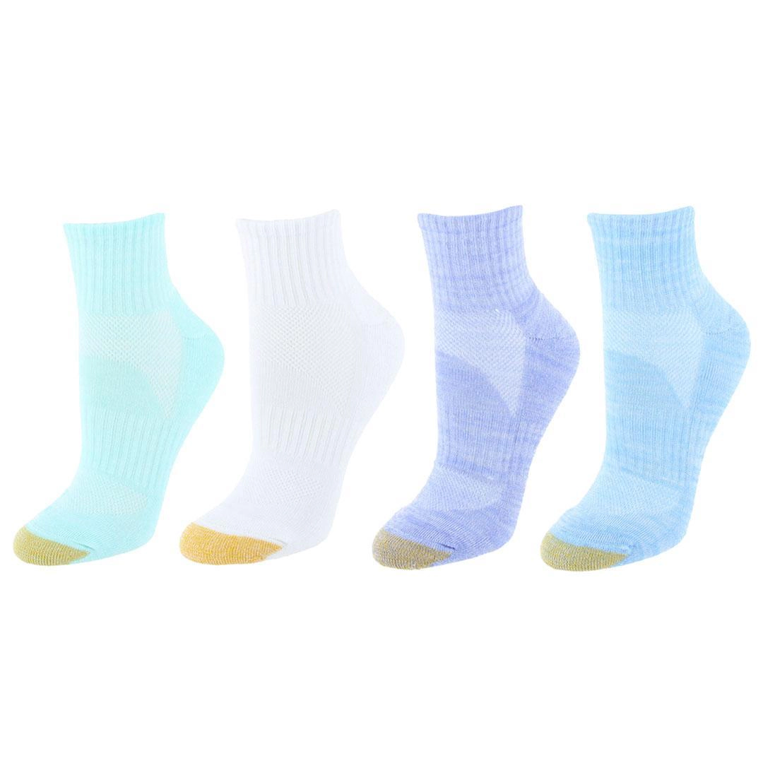 Gold Toe Women's Half Cushion Quarter Socks (6 Pair)