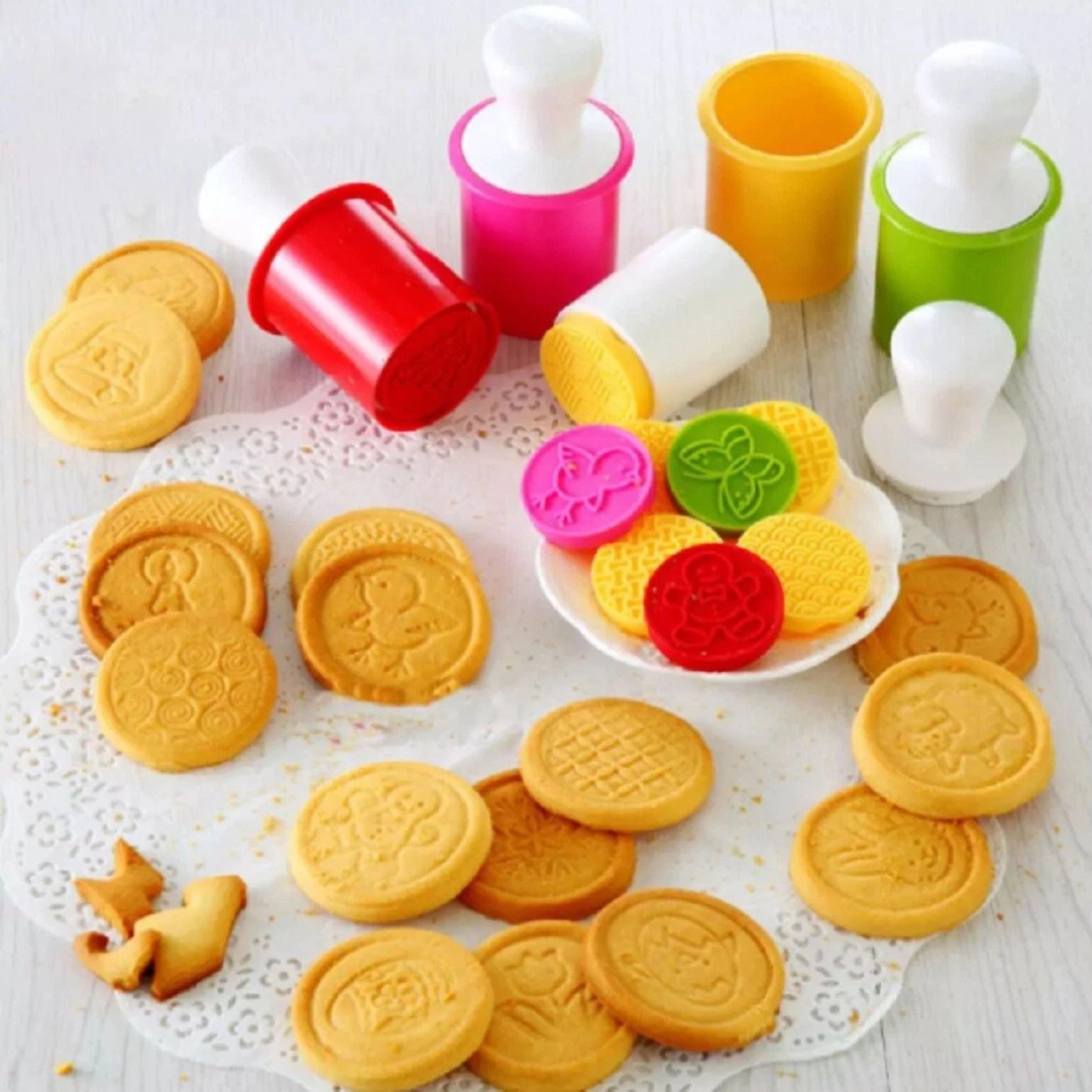 Home Collection 1-Set Cookie Stamp Set Embossers & Biscuit Molds