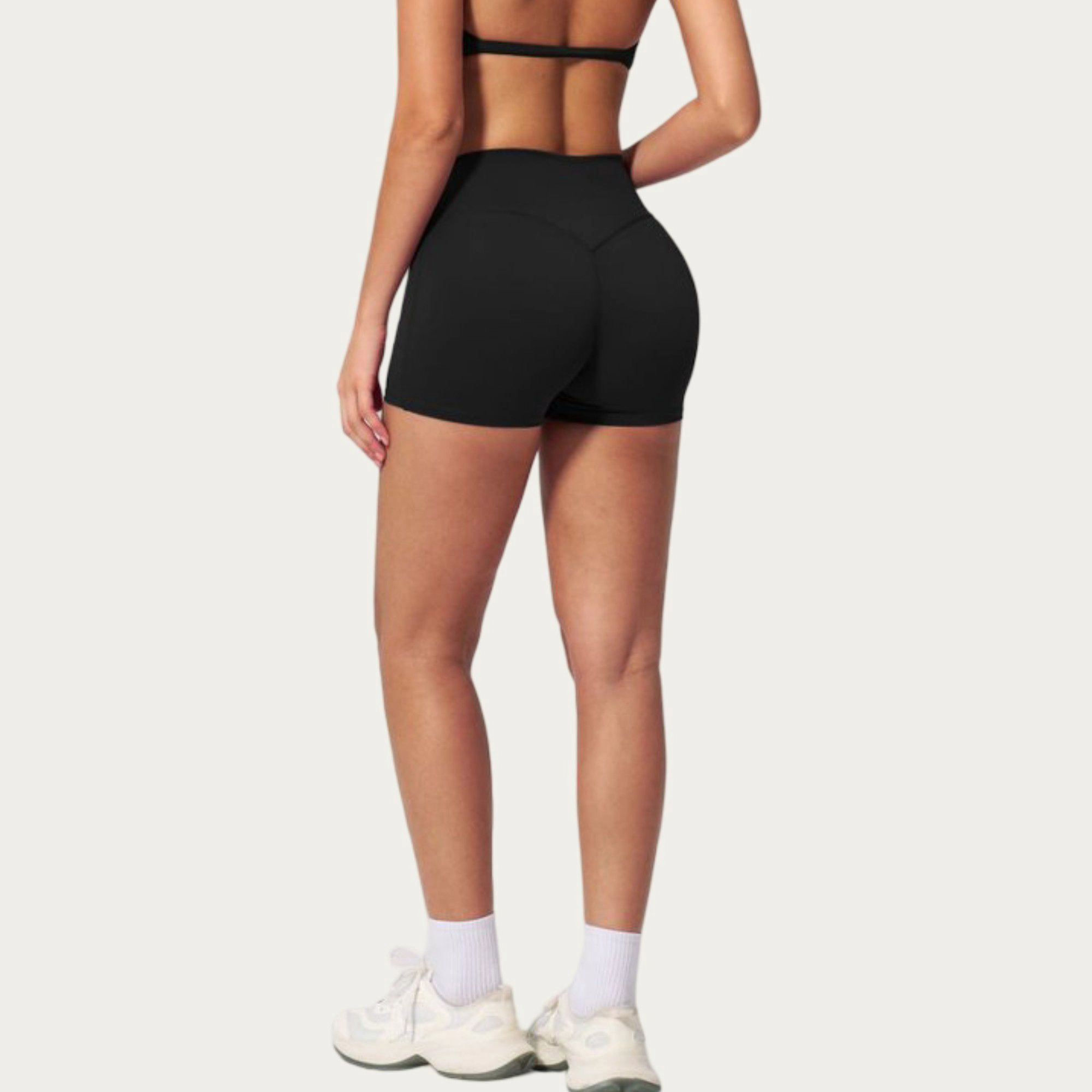 Anna-Kaci Women's High Waist Mini Biker Shorts with Smooth Stretch Fabric and Supportive Fit