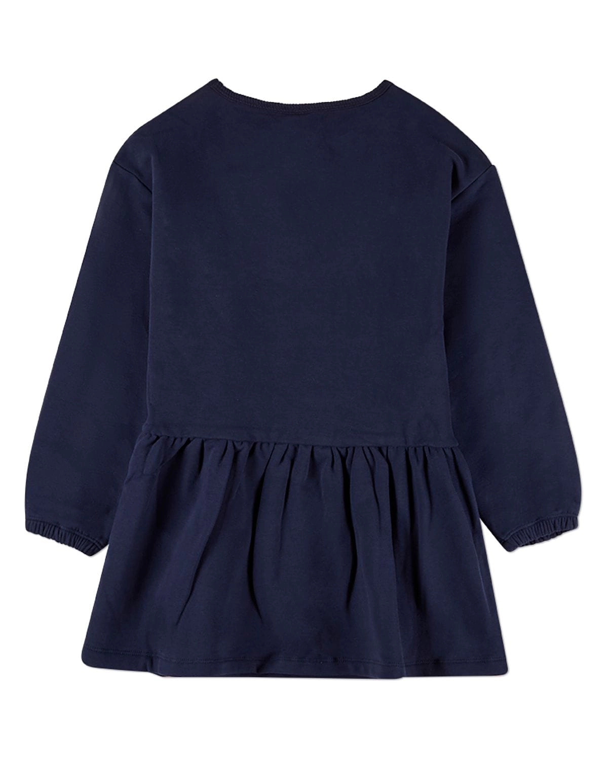 MeMoi Kids Girls "The Gingham Bow" Cotton-Rich Knee-Length Sweatshirt Dress