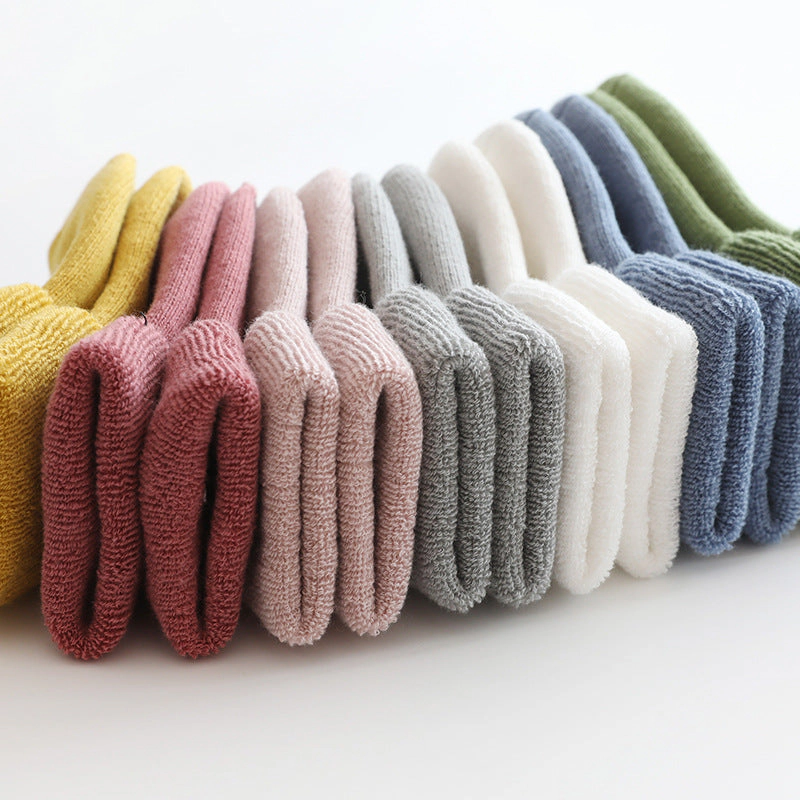 MyKids-USA Baby Thickened Soft Cotton Anti-Slip Floor Socks