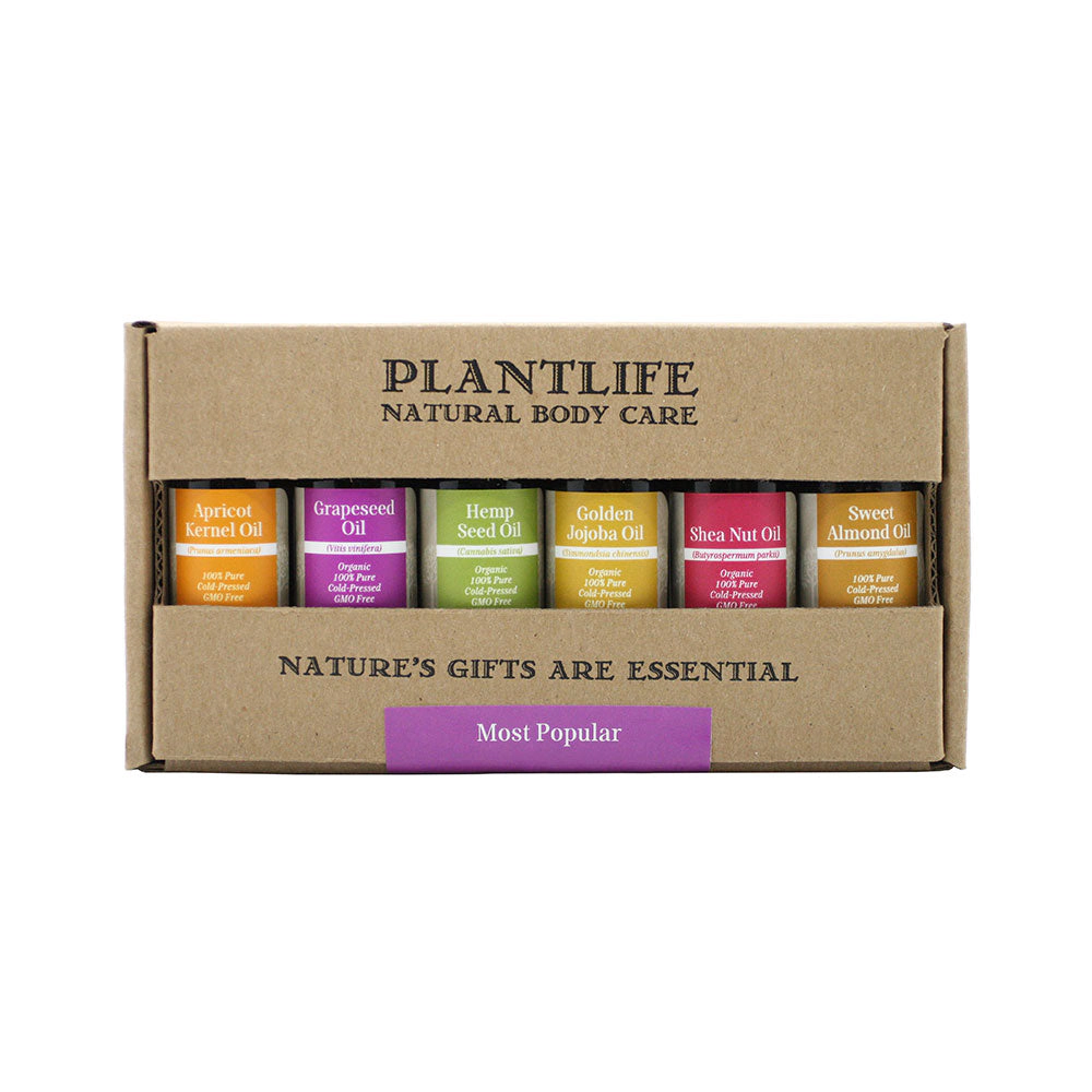 Plantlife Top 6 Carrier Oils Set