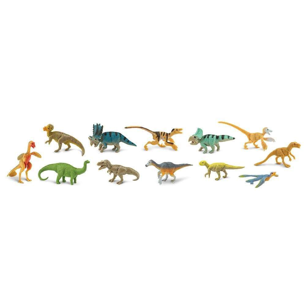 Safari Ltd. - Feathered Dinos TOOB - contains 12 Mini Figurines