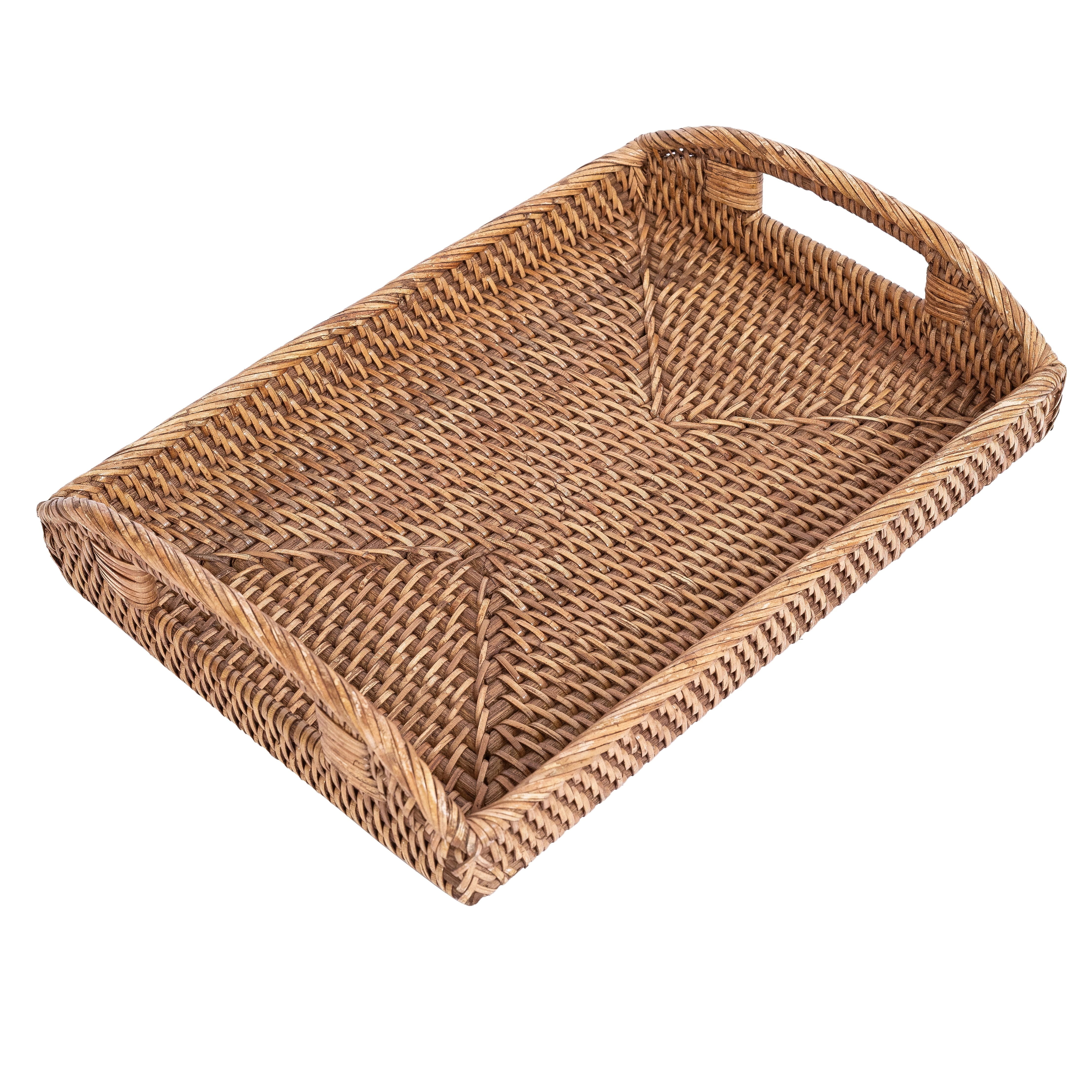 Saboga Home™ Rectangular Vanity Tray With High Handles