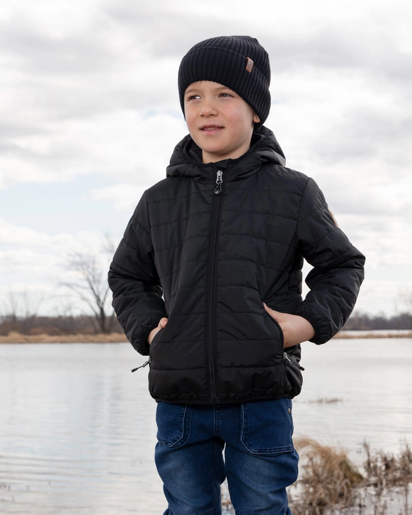Deux par Unisex Quilted Mid-Season Jacket