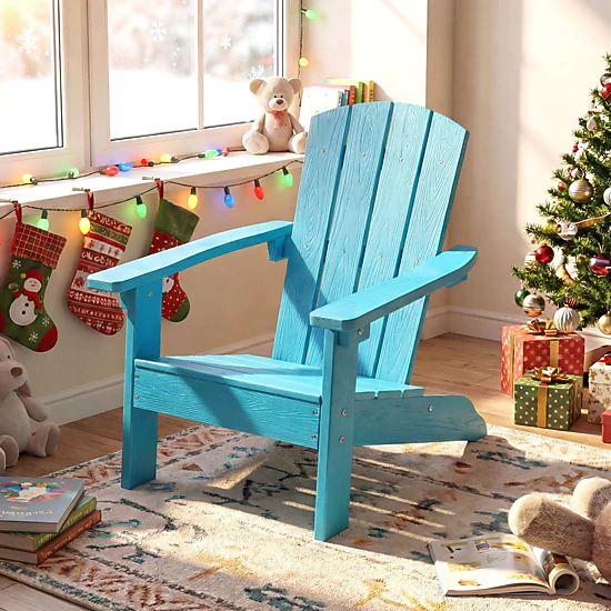 SlickBlue Kids Adirondack Chair Outdoor Lawn Camping Chair, Color
