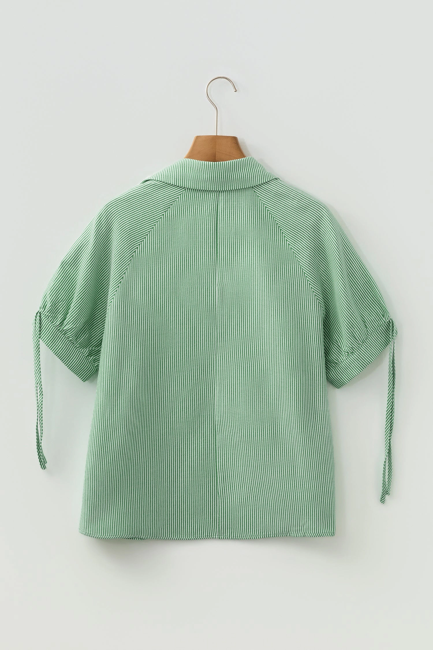 Threaded Pear Women's Alexandra Collared Half Sleeve Blouse