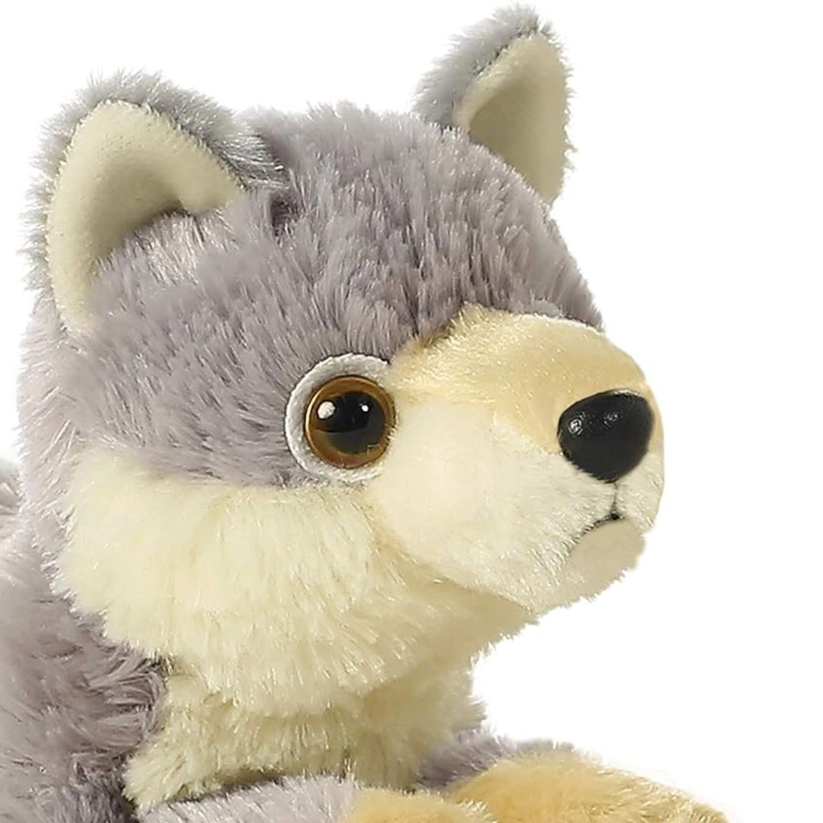 Aurora Mini Flopsie Woolsey the Wolf 8-Inch Stuffed Animal Plush