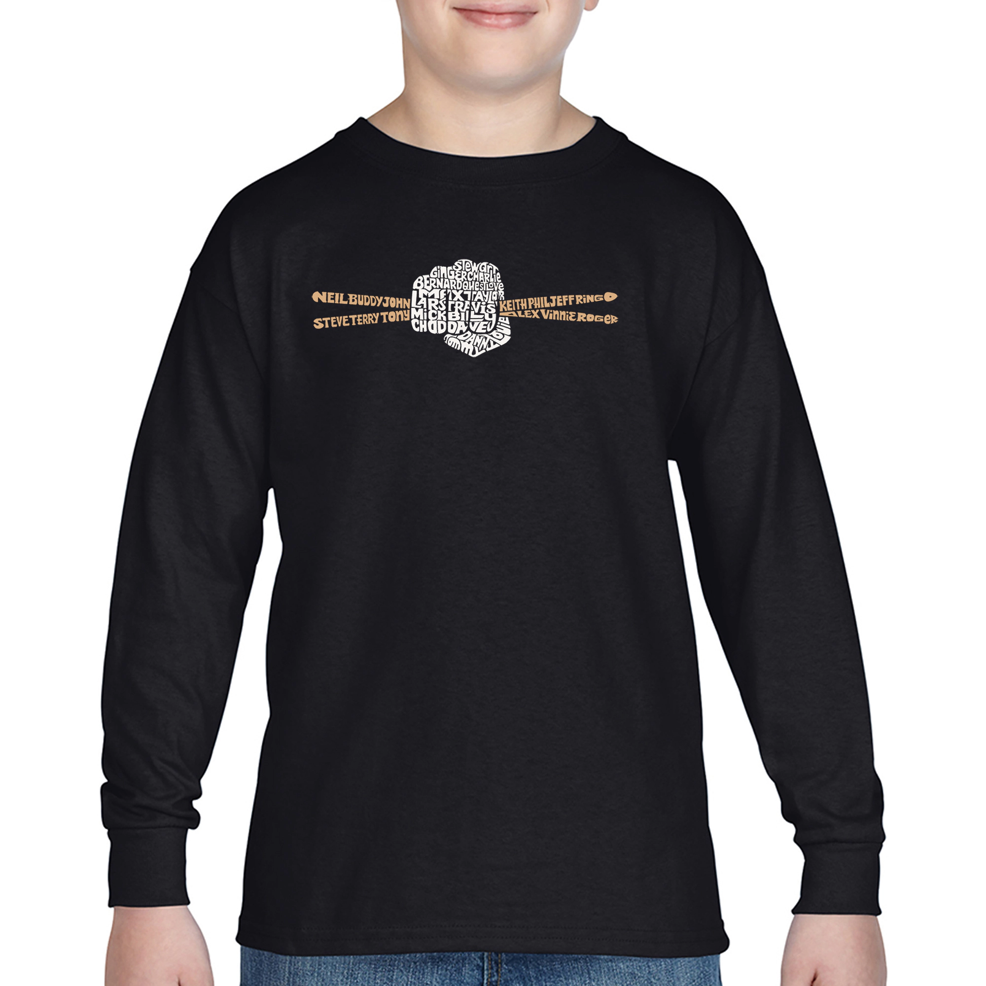 LA Pop Art Boys Long Sleeve T-Shirt