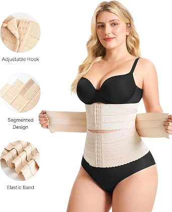 Nebility Womens Waist Trainer Tummy Control Corset Shapewear