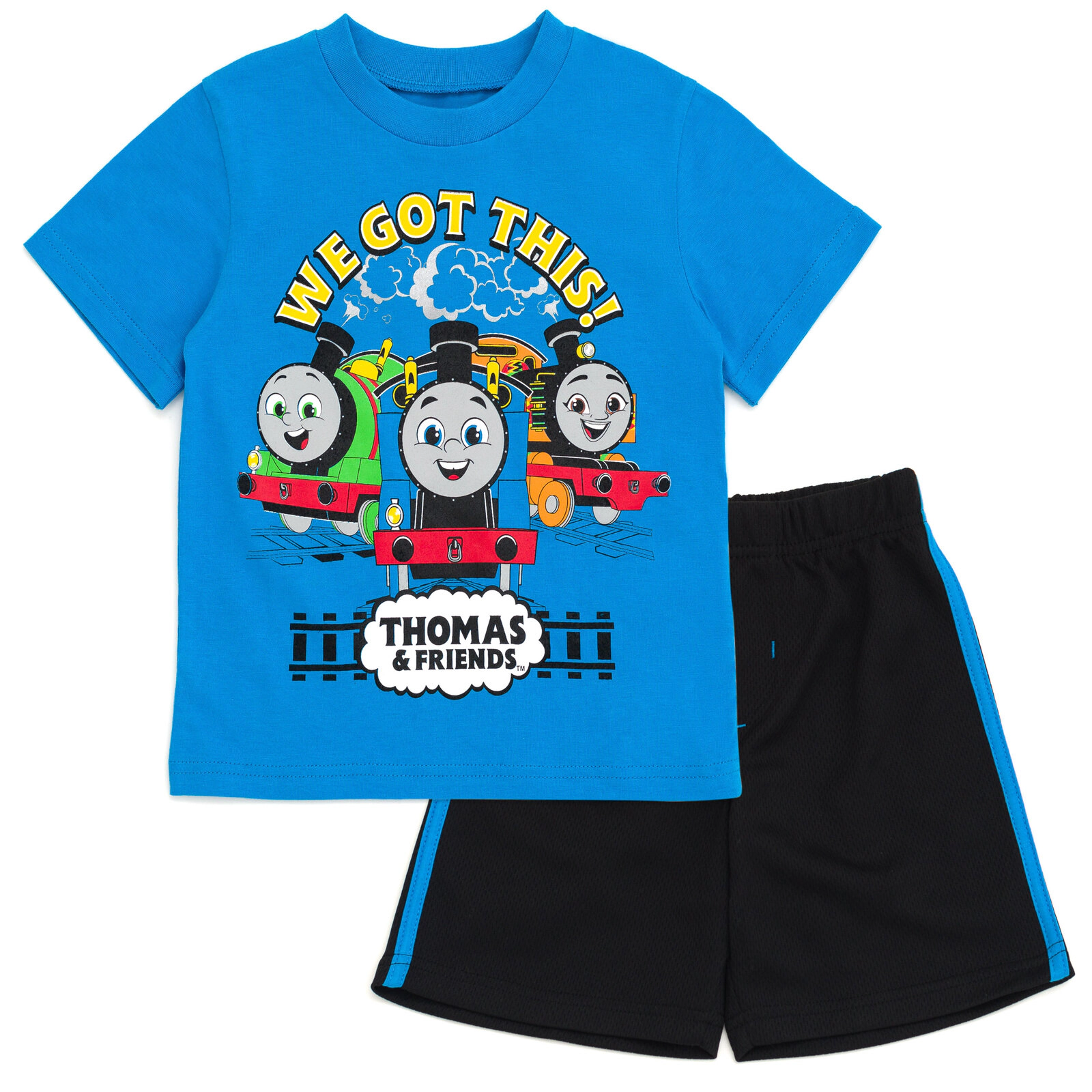 Thomas & Friends Boys' Athletic 2-Piece T-Shirt and Shorts Set