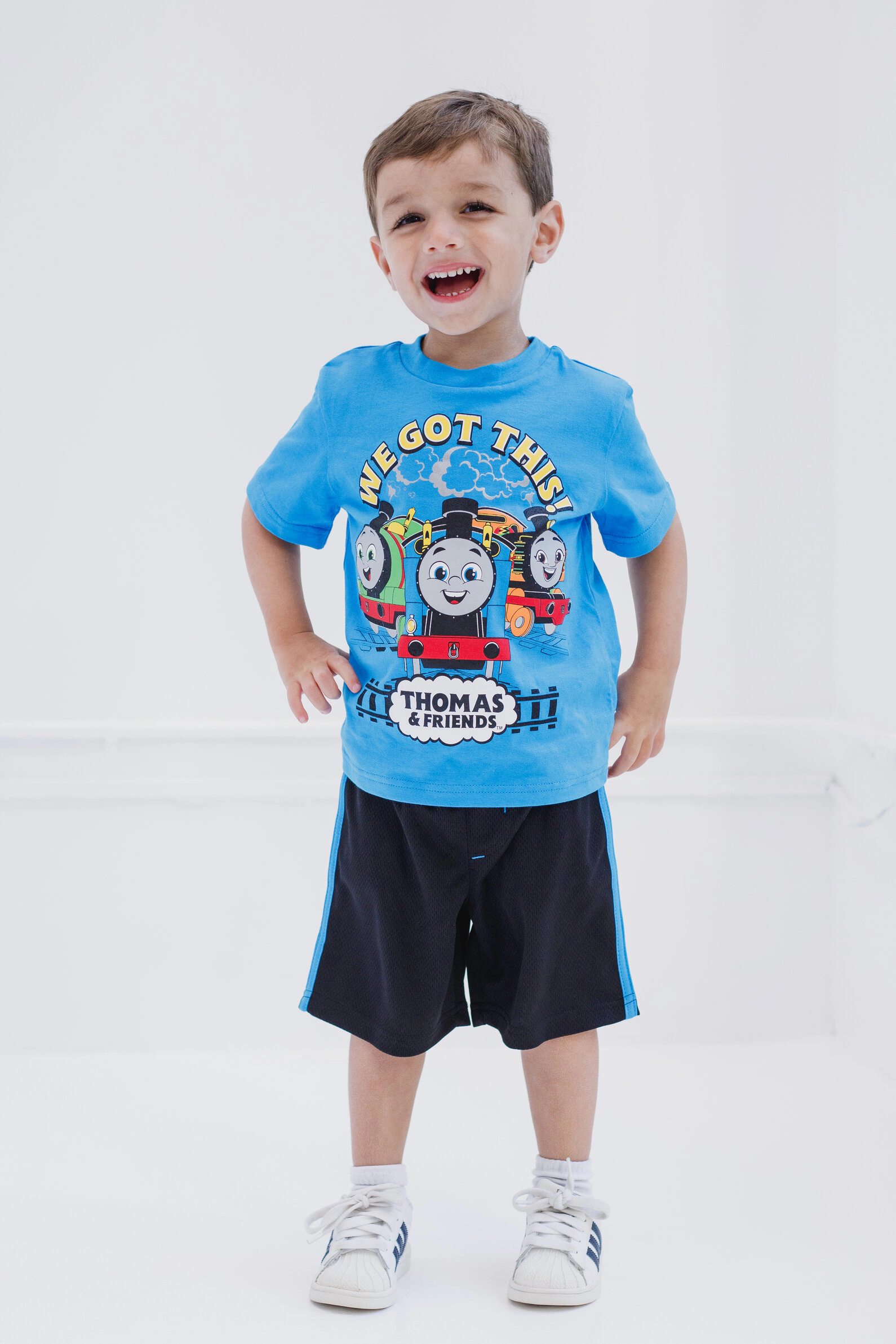 Thomas & Friends Boys' Athletic 2-Piece T-Shirt and Shorts Set