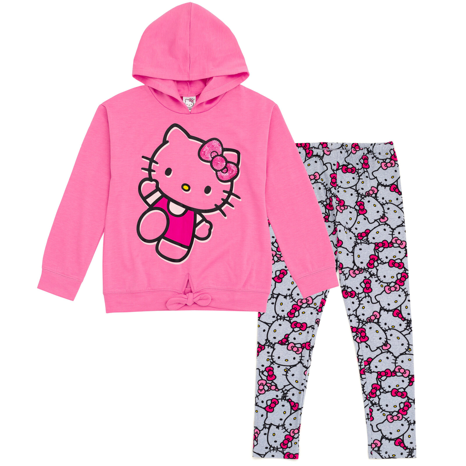 Hello Kitty Girls' 2-Piece Hoodie and Leggings Set