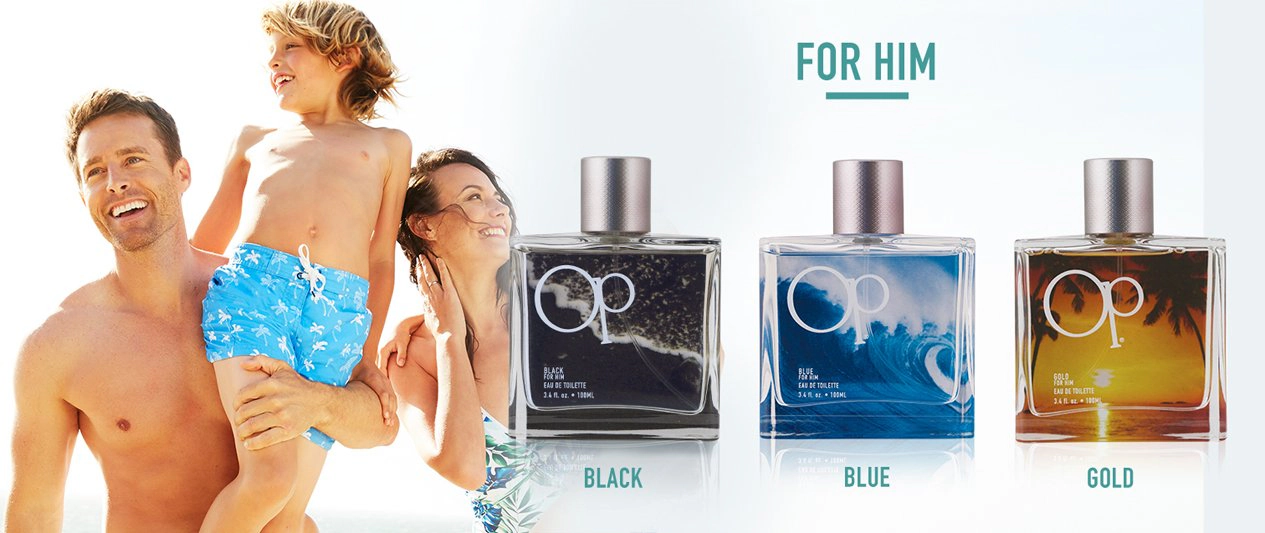 Ocean Pacific Op Black Eau de Toilette for Men, 3.4 fl oz