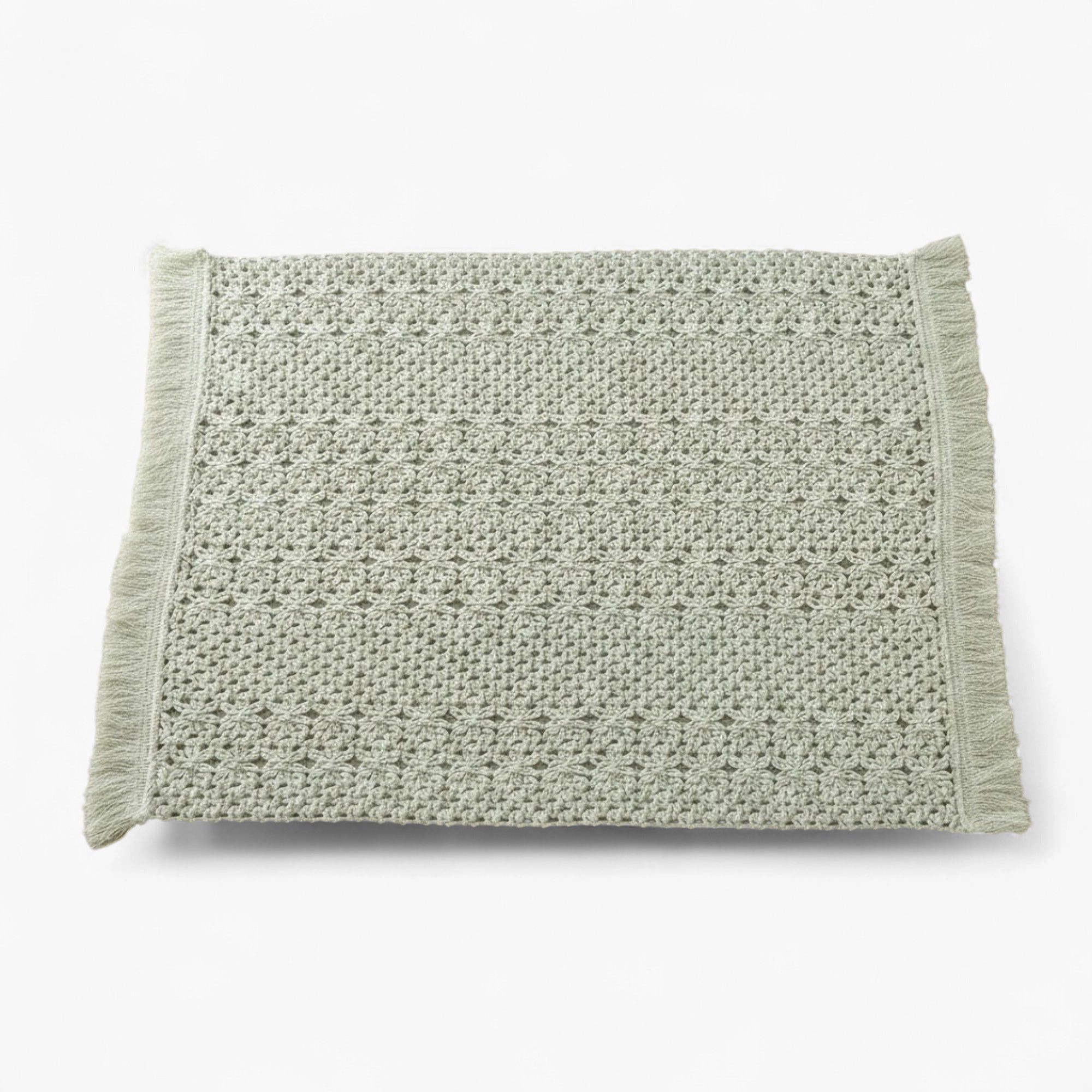 Alilang Unisex Set of 2 Woven Cotton Placemats with Fringe Edges for Dining Table 13.7x17.7