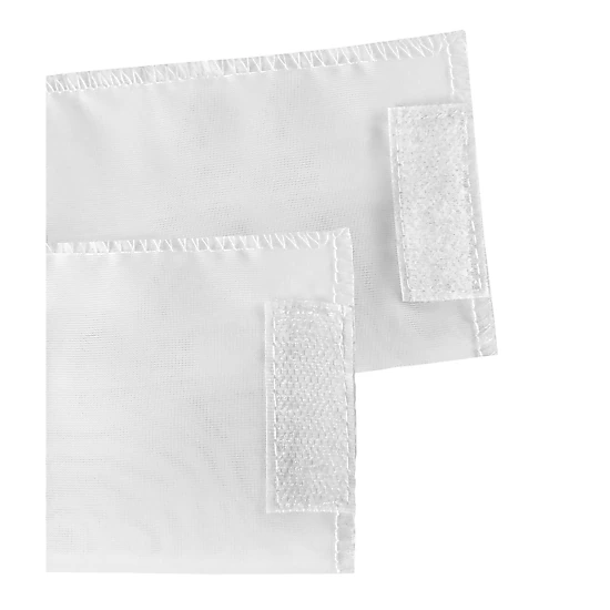 Kate Aurora Luxurious Batiste Sheer French Door Curtain Panel With Tieback
