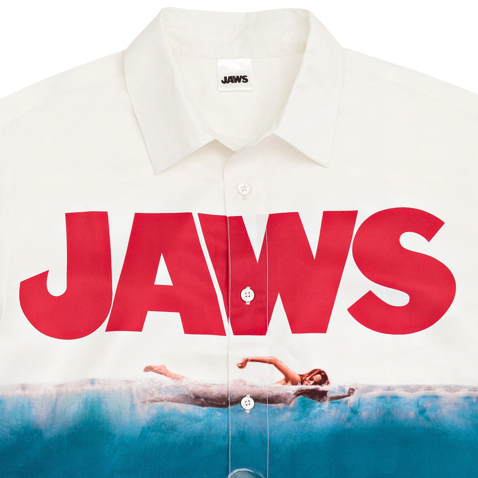 Jaws Boys' Short Sleeve Button Down Shirt