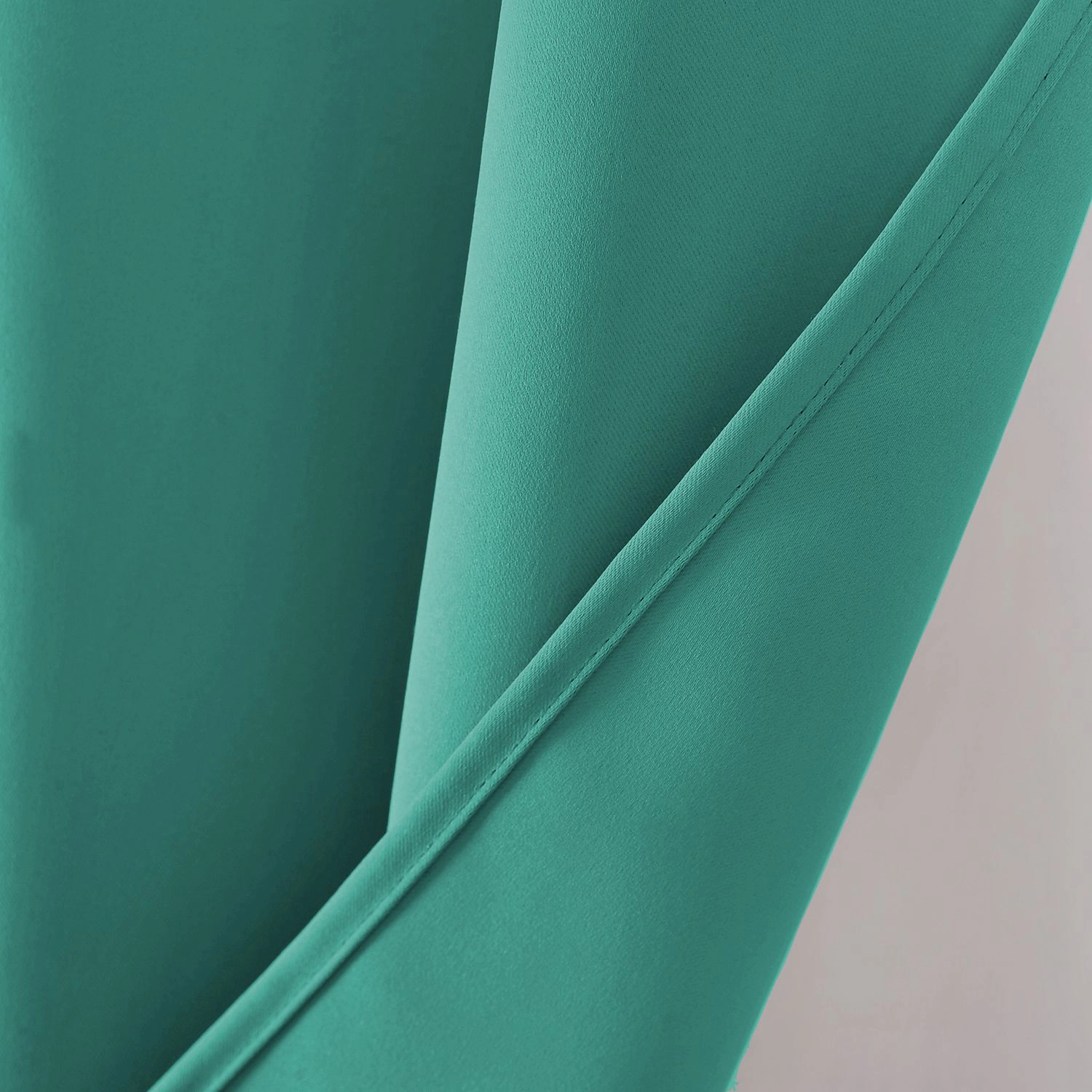 Kate Aurora 1 Piece Teal Room Darkening Grommet Top Window Curtain Panel