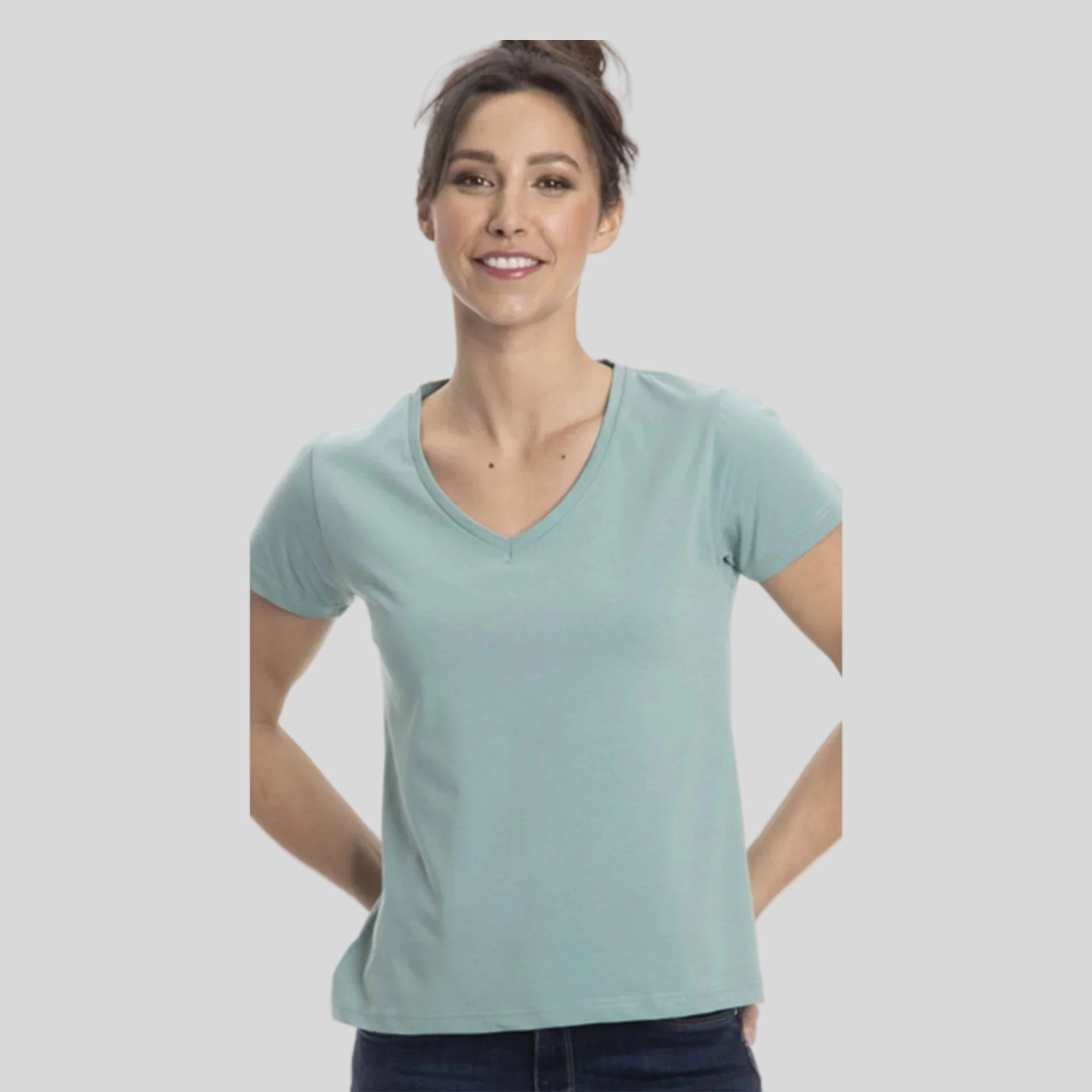 Wear Sierra Women's V-Neck Short Sleeve T-Shirts