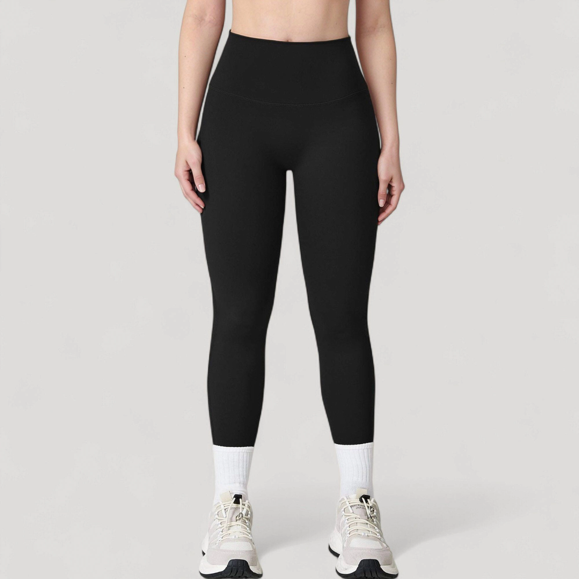 Anna-Kaci Active Women's High Waist Full Length Leggings with Seamless Design and Stretch Fit for Everyday Movement